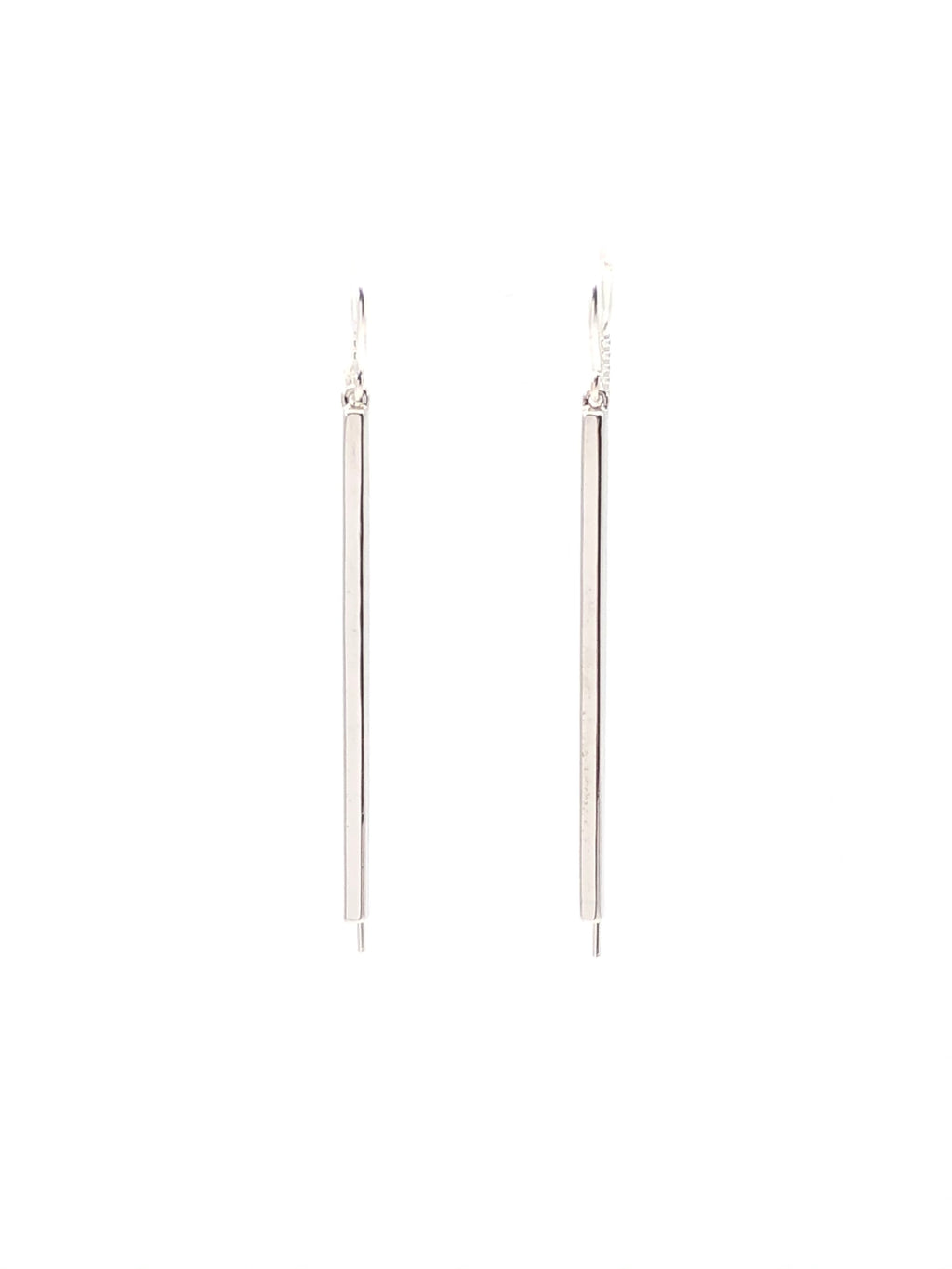 Silver Bar Threader Earrings