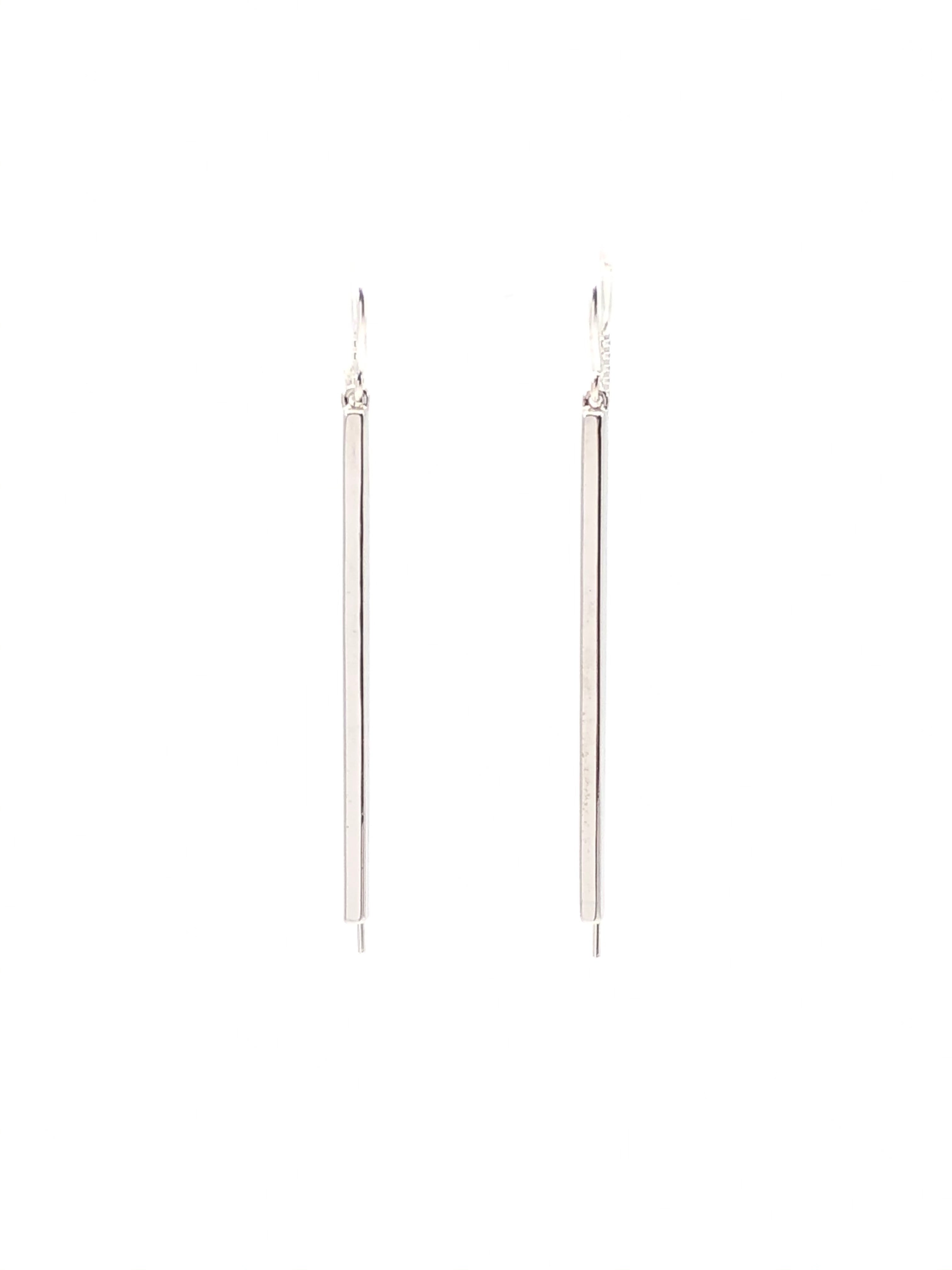 Silver Bar Threader Earrings