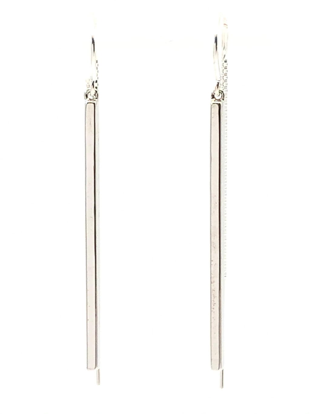 Silver Bar Threader Earrings