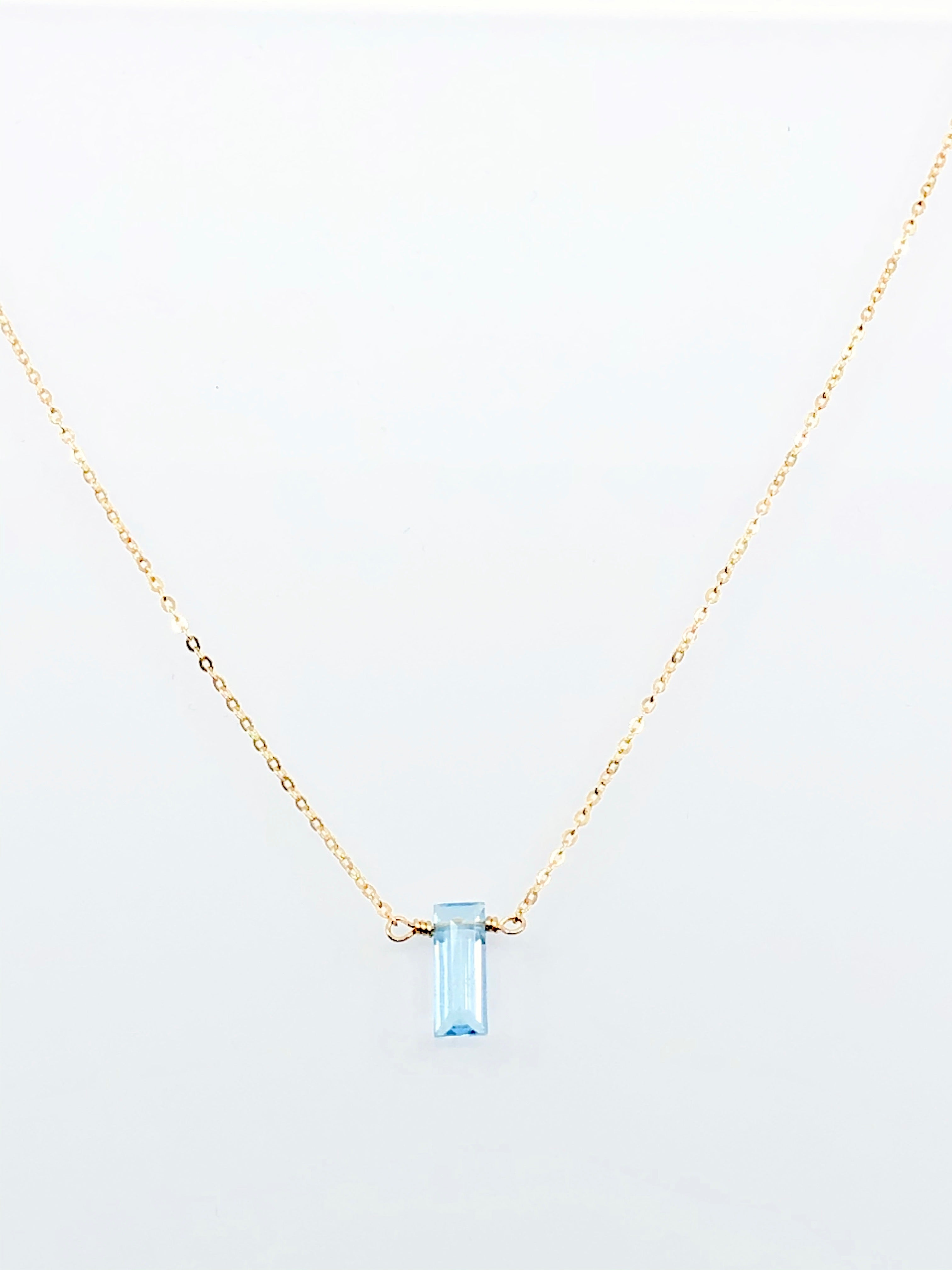 Blue Topaz Necklace