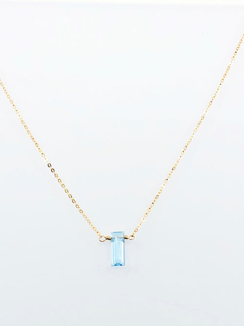 Blue Topaz Necklace