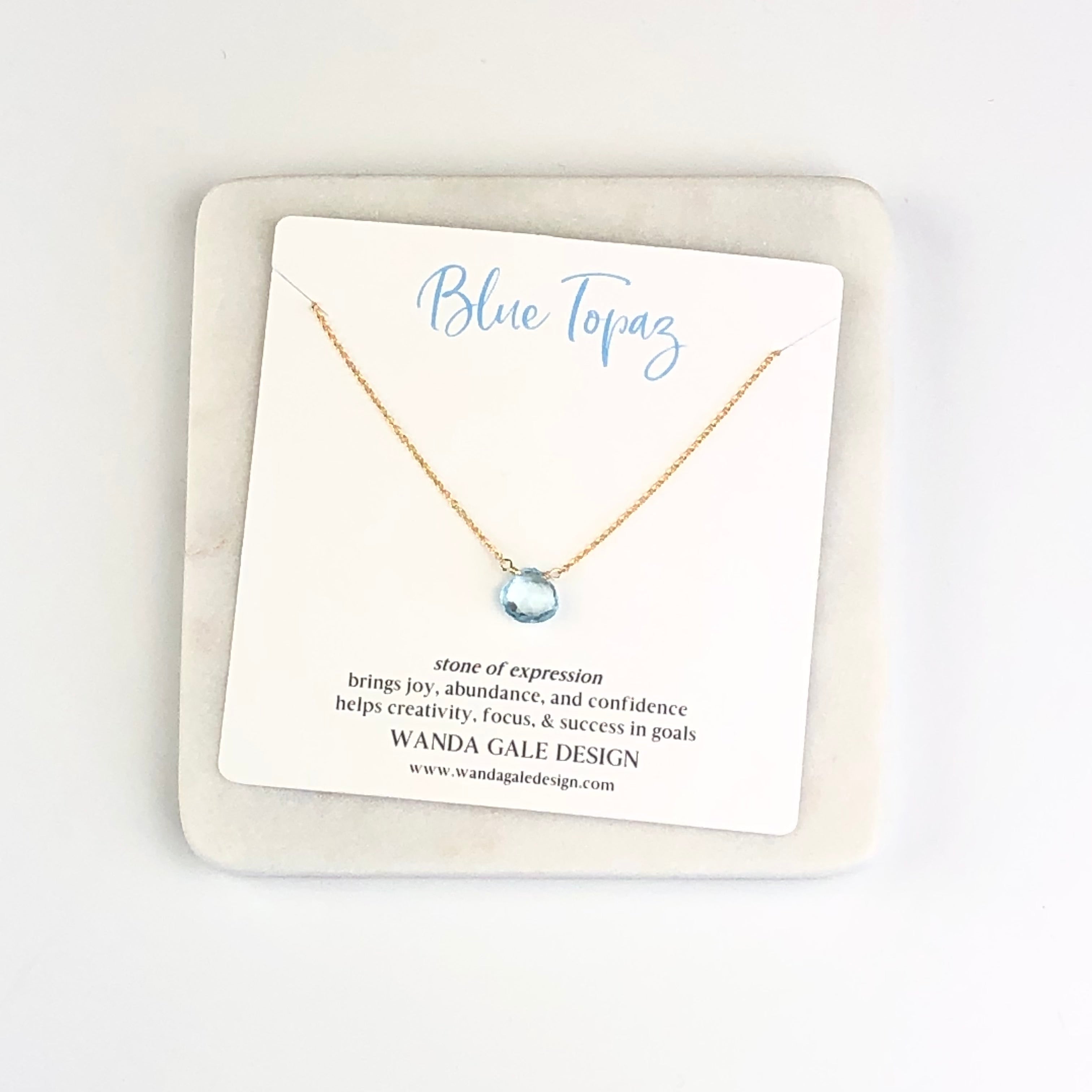 Energy stone necklace - Larimar
