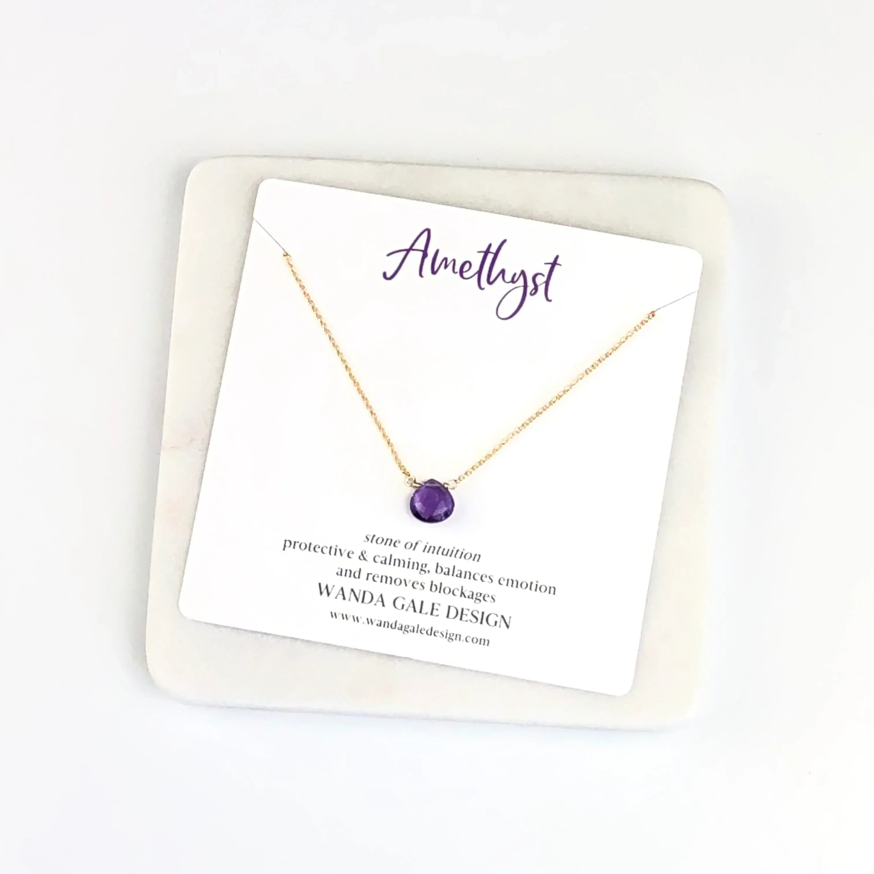 Energy stone necklace - Emerald