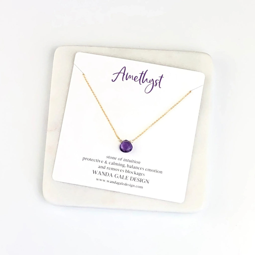 Energy stone necklace - White Topaz