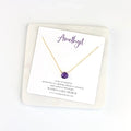 Energy stone necklace - Green Onyx