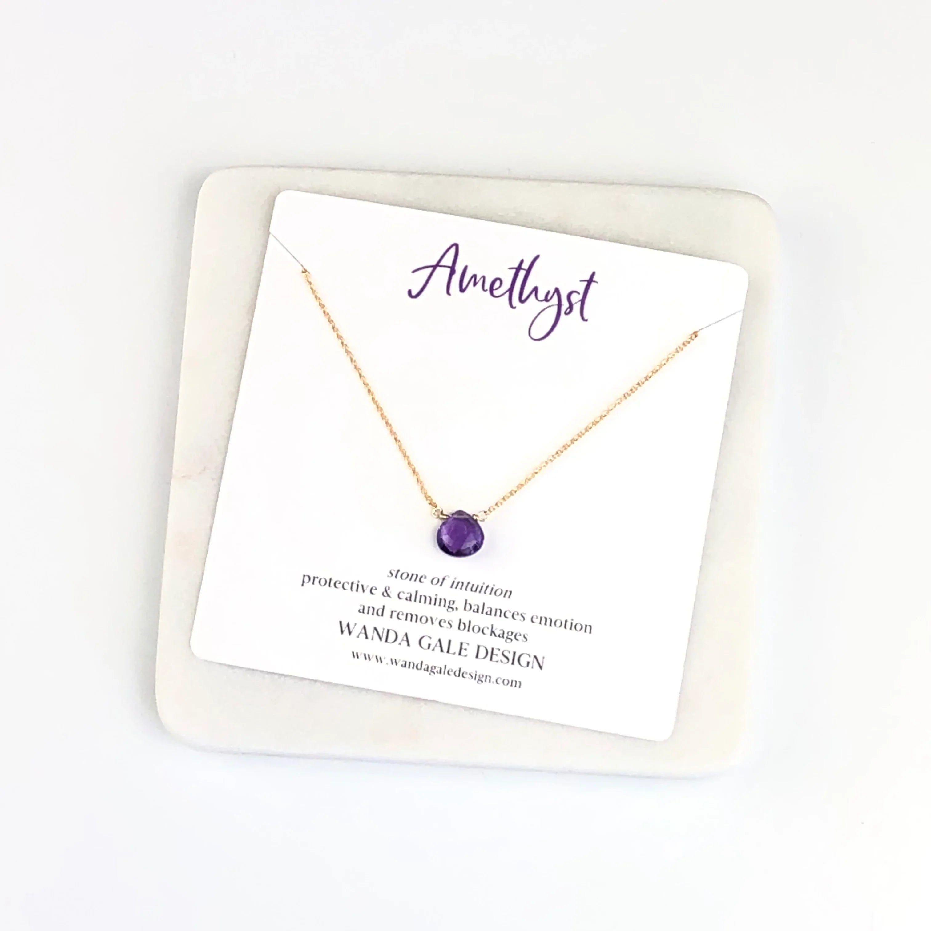 Energy stone necklace - Rose Quartz