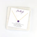 Energy stone necklace - Black Spinel