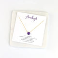 Energy stone necklace - Garnet