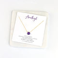 Energy stone necklace - Blue Topaz