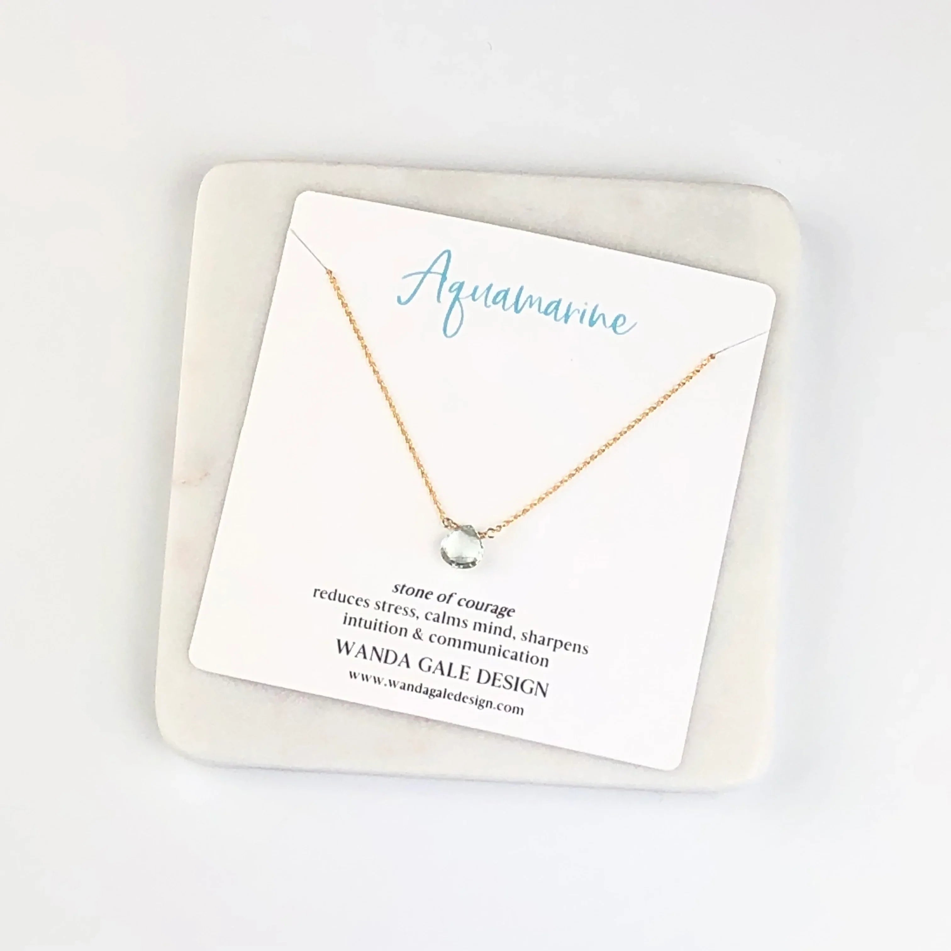 Energy stone necklace - Sapphire