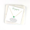 Energy stone necklace - Green Onyx