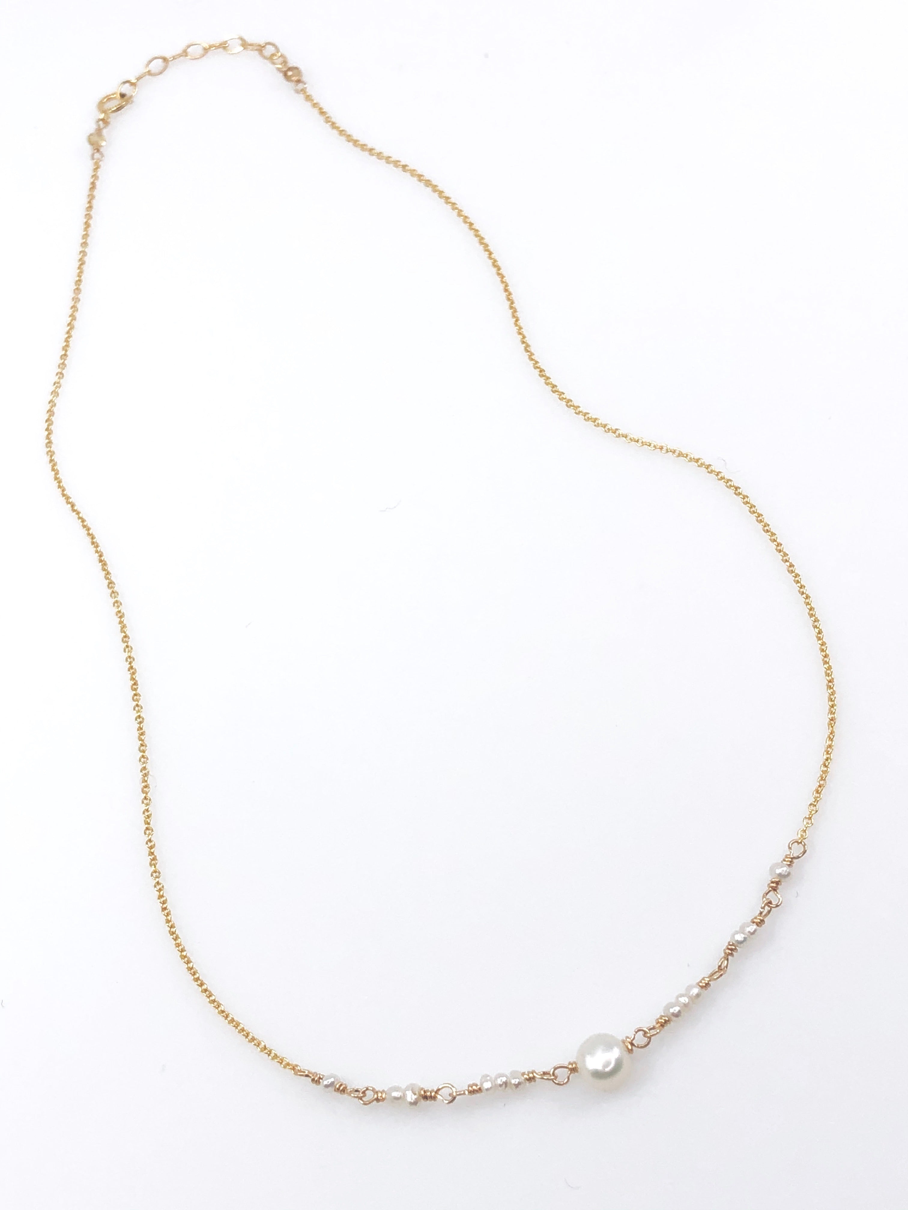 Freshwater Pearl Ballerina Necklace