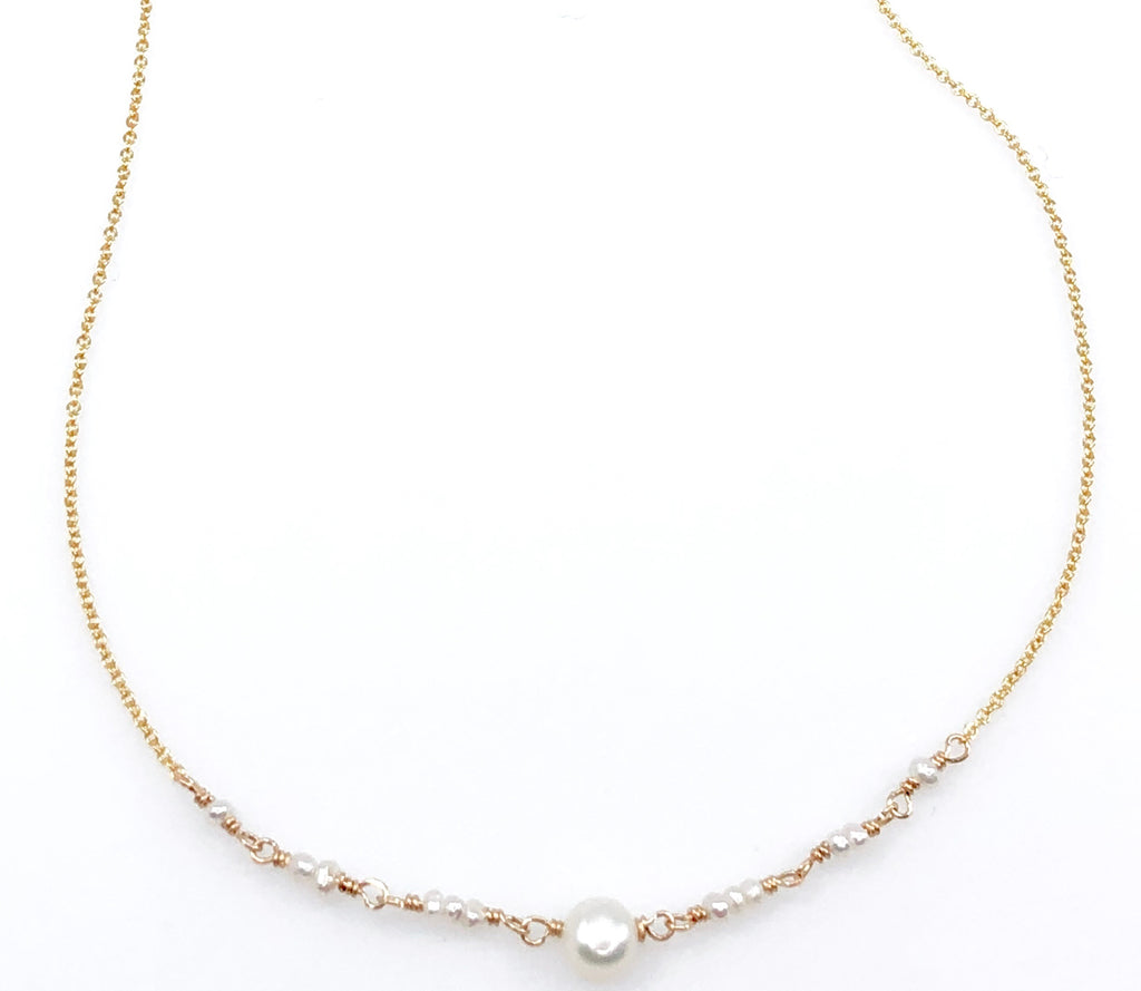 Freshwater Pearl Ballerina Necklace