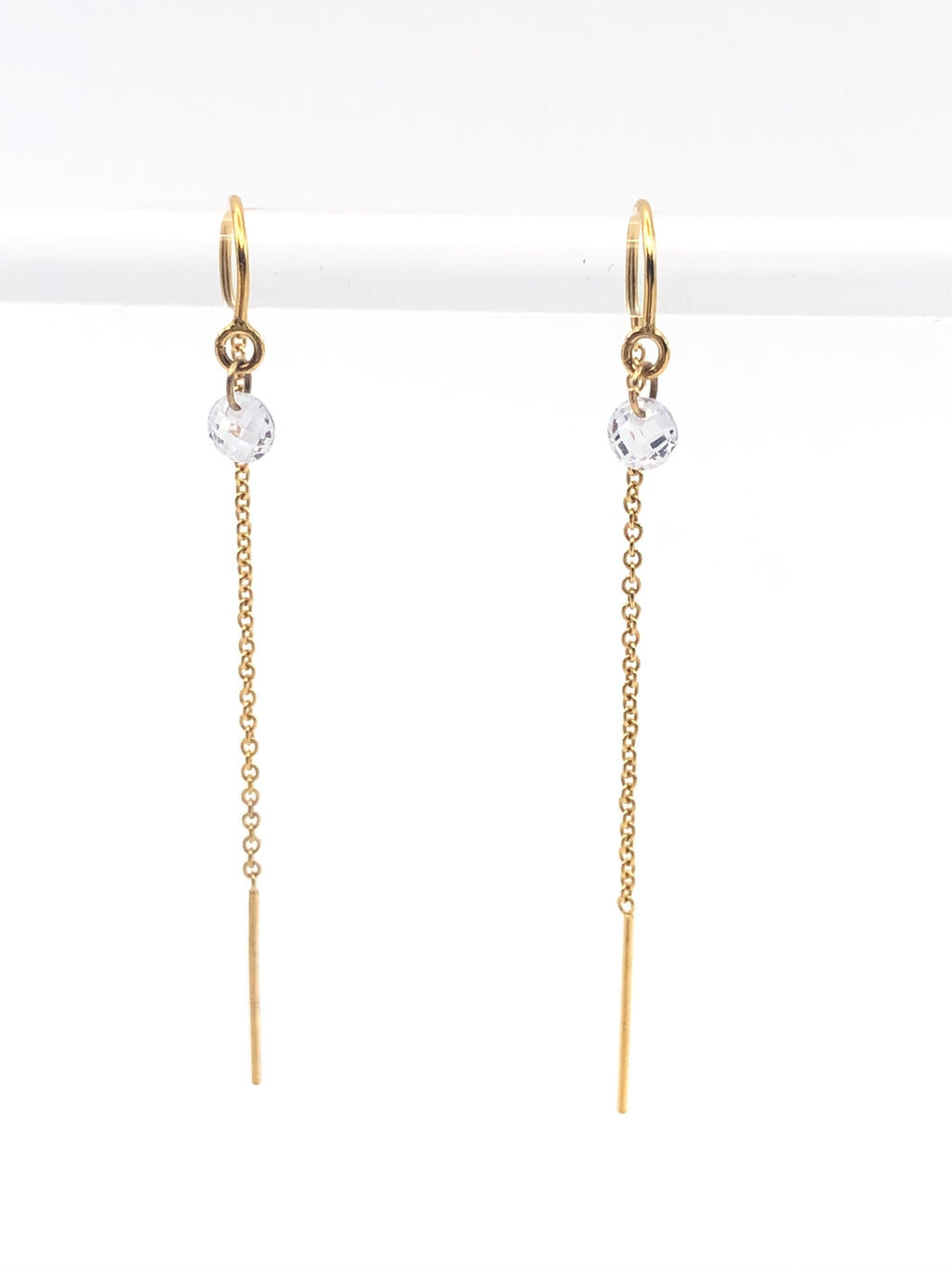 Crystal Threader Earrings