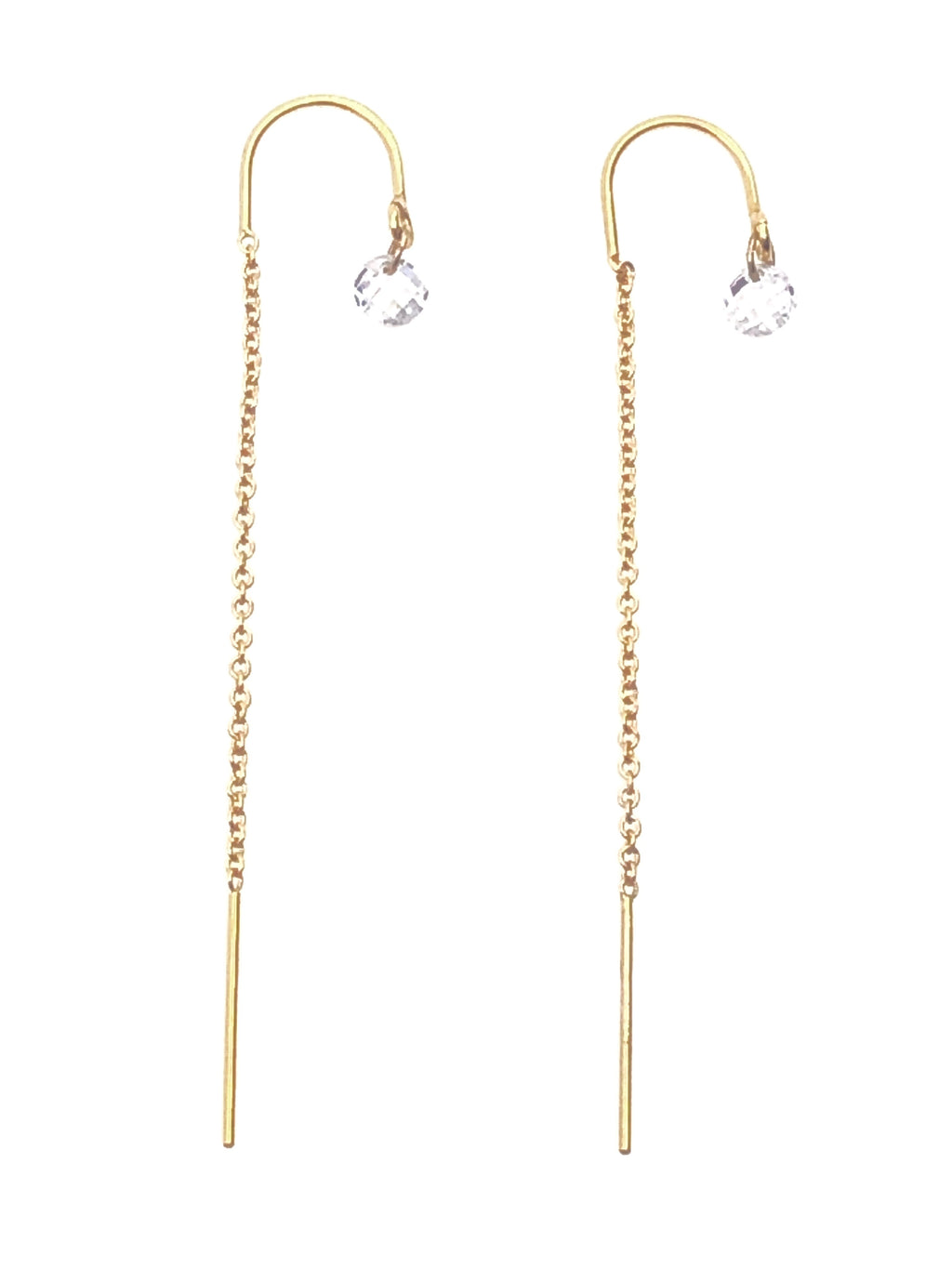 Crystal Threader Earrings