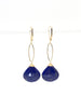 Lapis Lazuli Link Drop Earrings