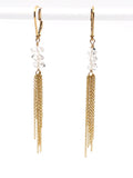 Herkimer Diamond Tassel Earrings