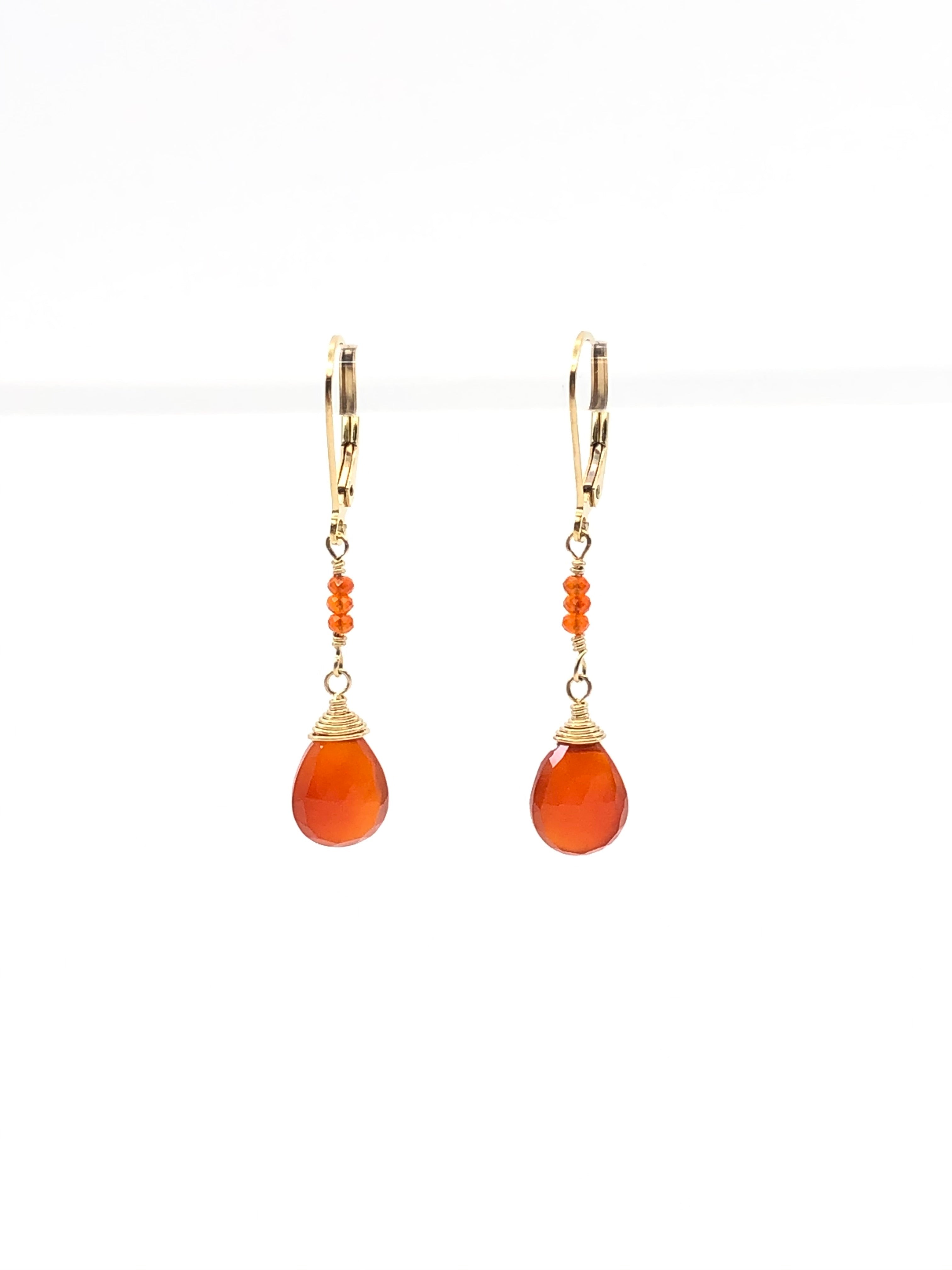 Carnelian Paula Earrings