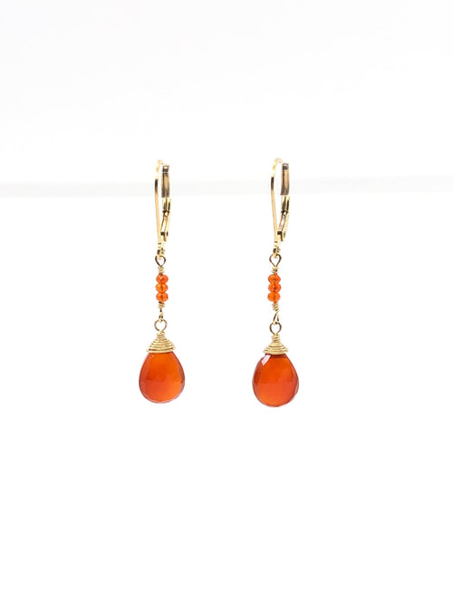Carnelian Paula Earrings