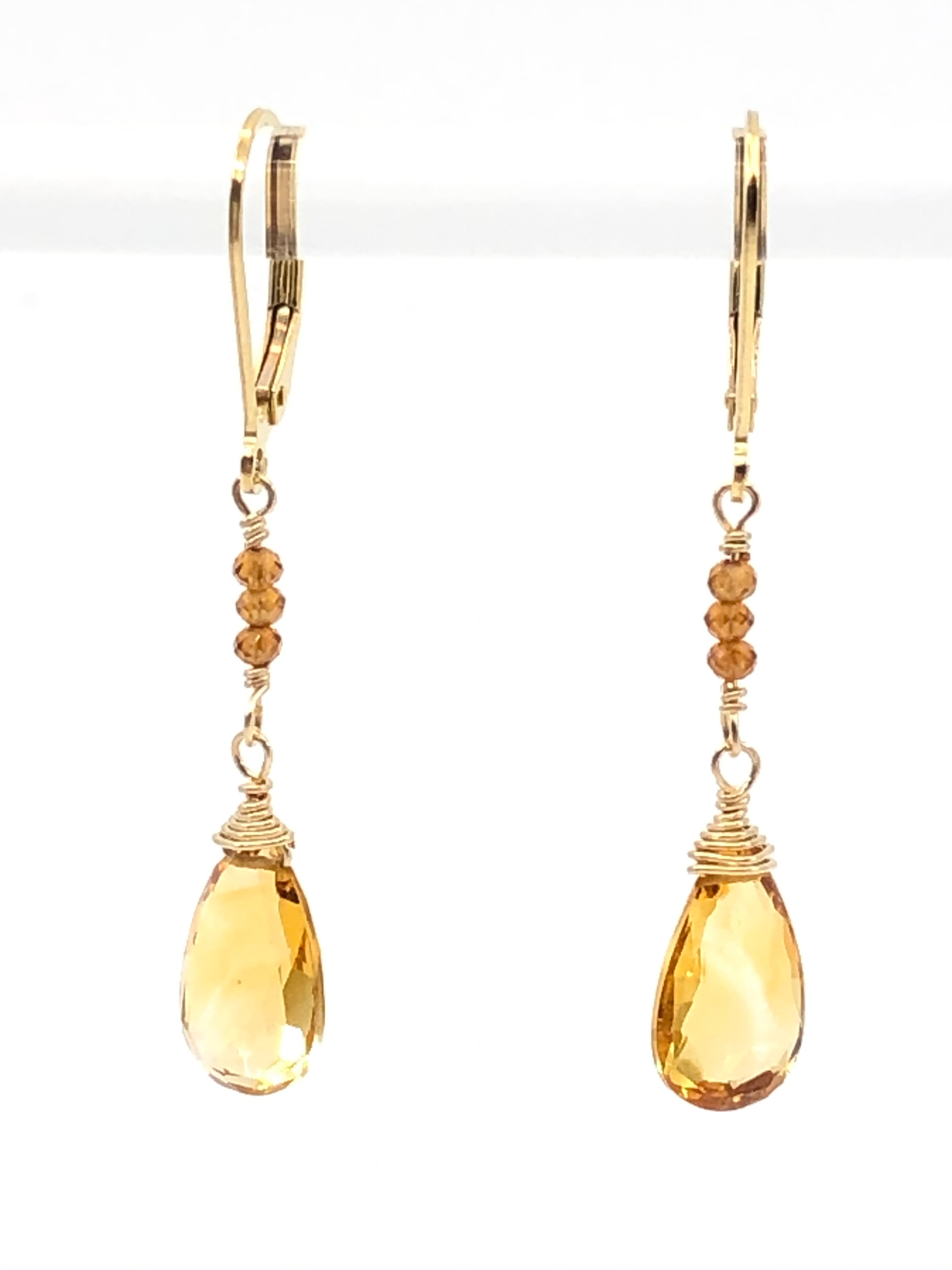 Citrine Paula Earrings