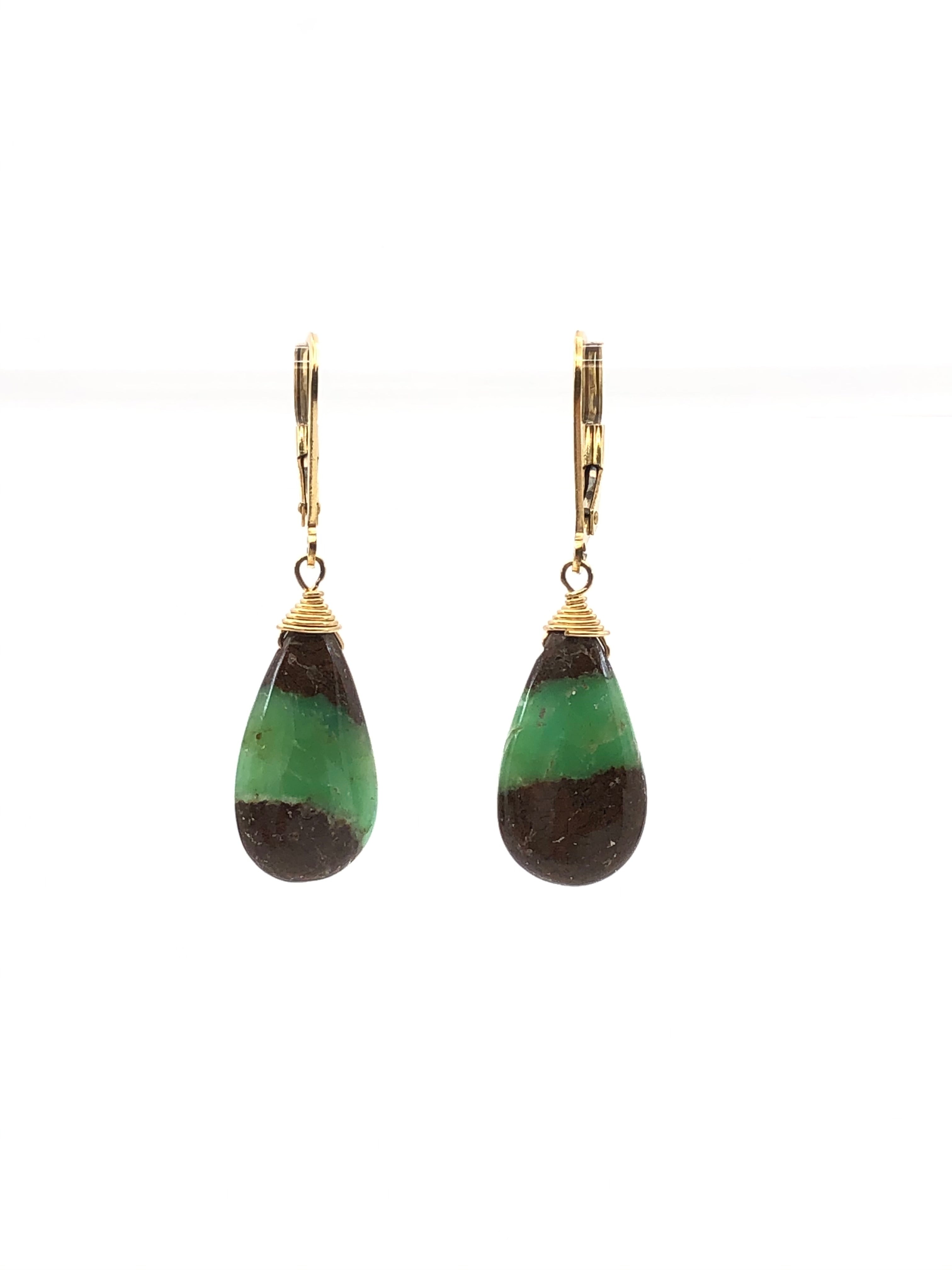 Chrysoprase Earrings