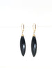 Black Onyx Marquise Cut Earrings