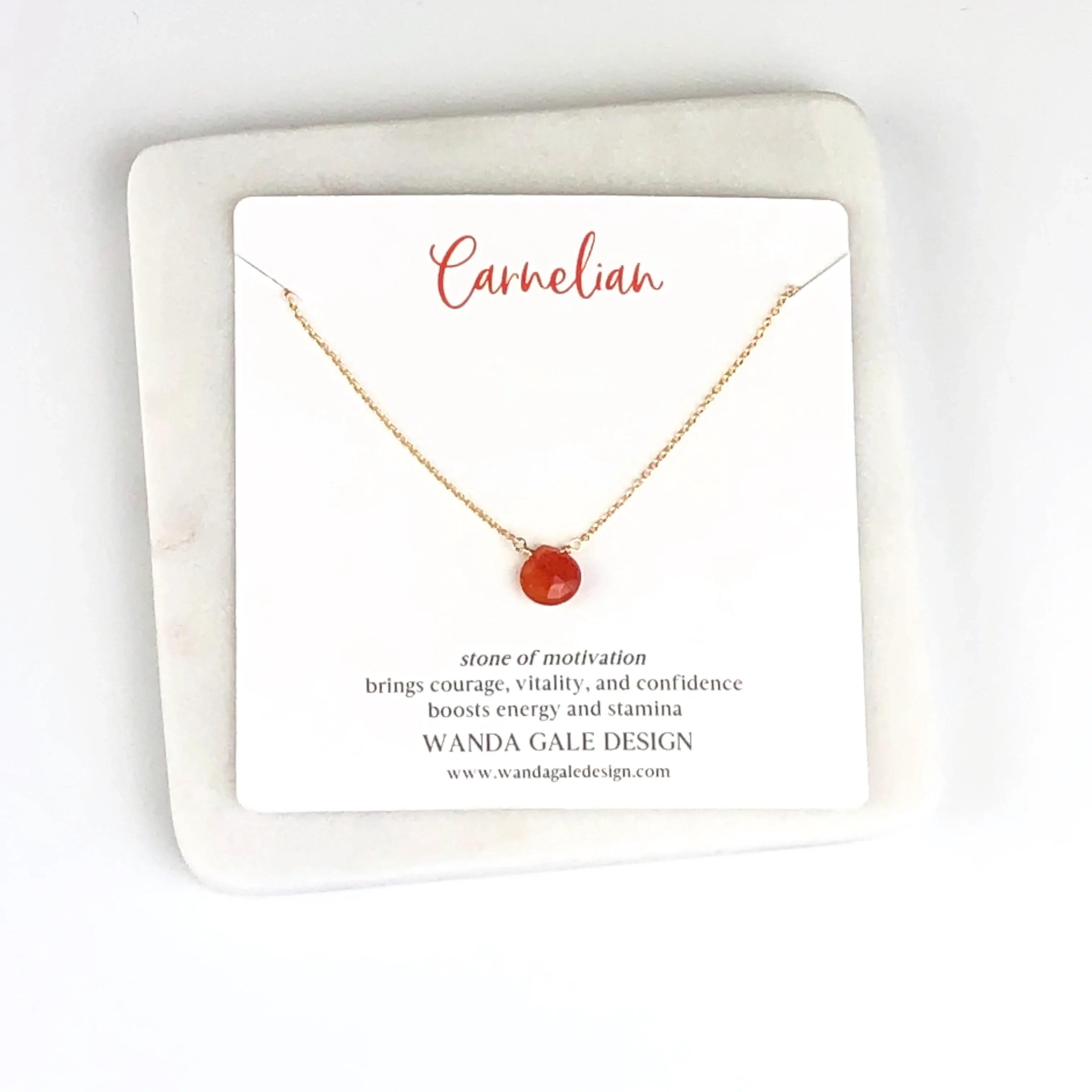 Energy stone necklace - Rose Quartz