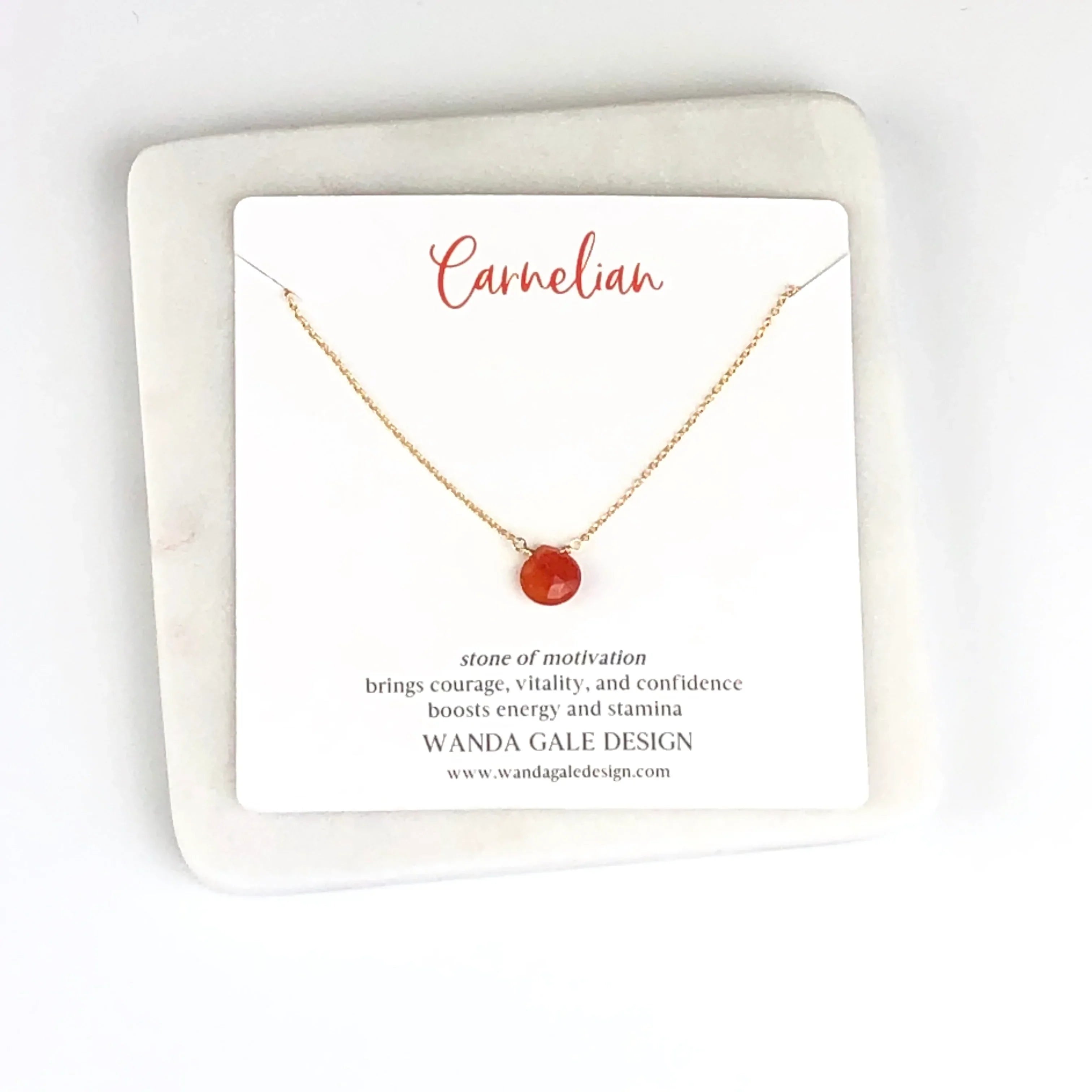 Energy stone necklace - Sapphire