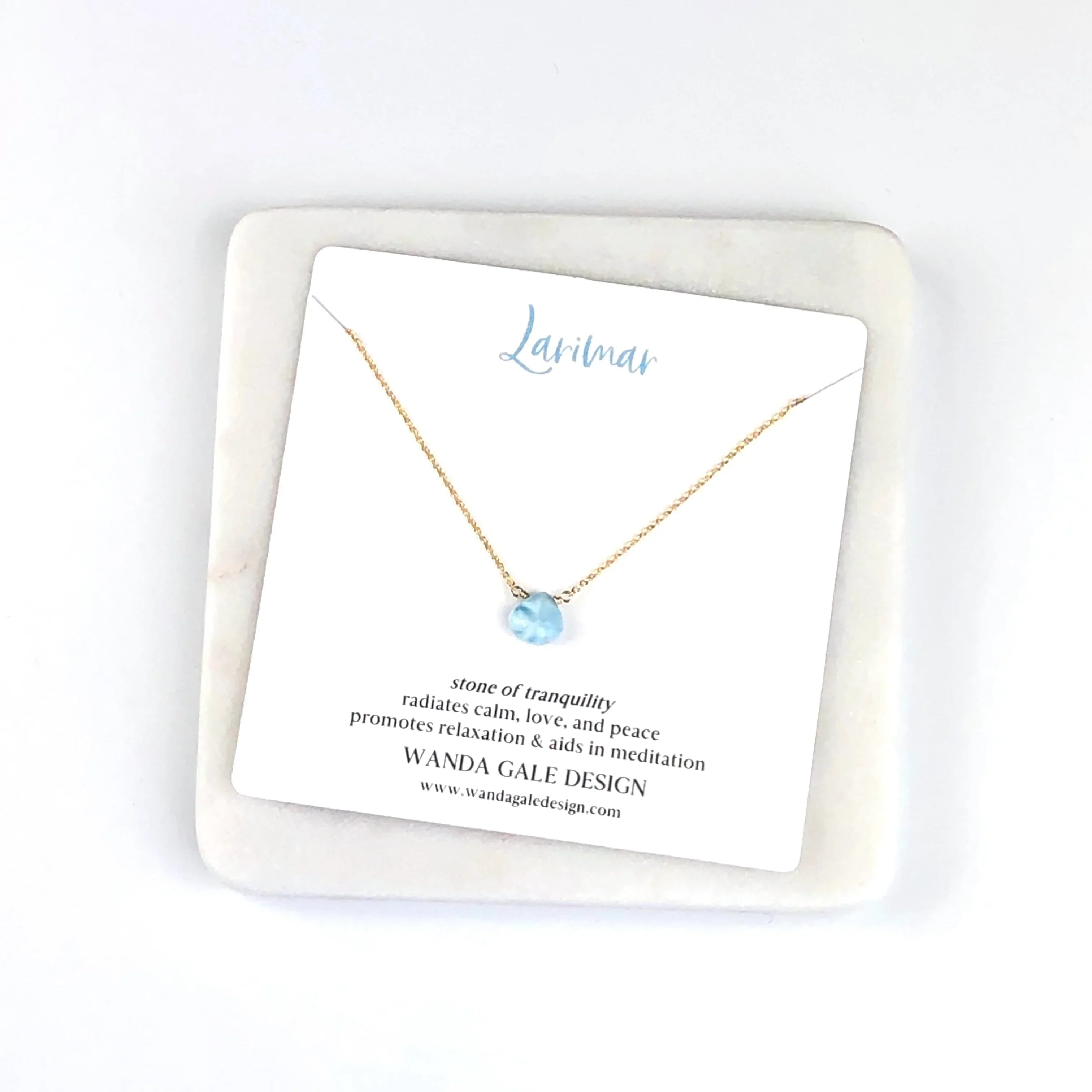Energy stone necklace - Sapphire
