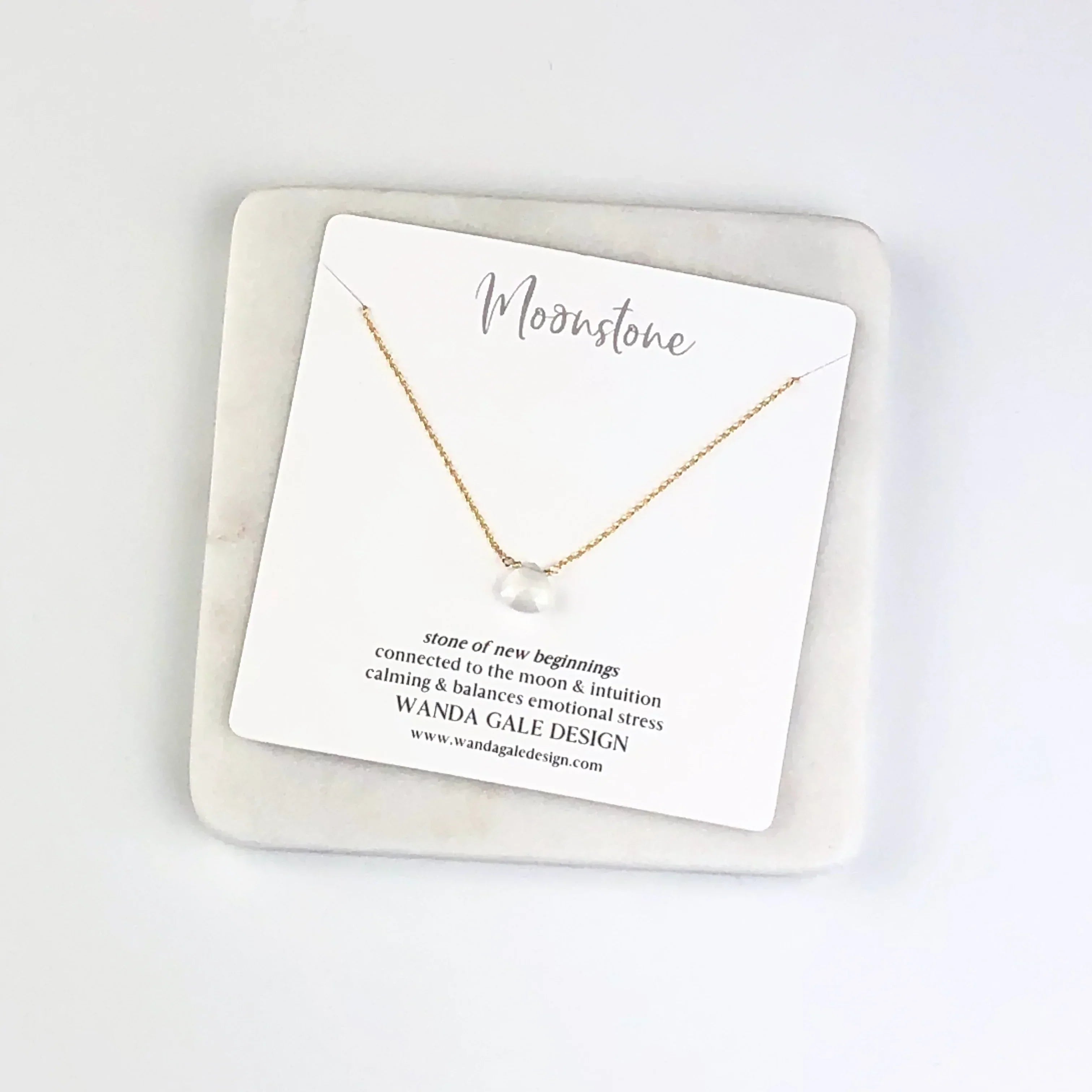 Energy stone necklace - Iolite