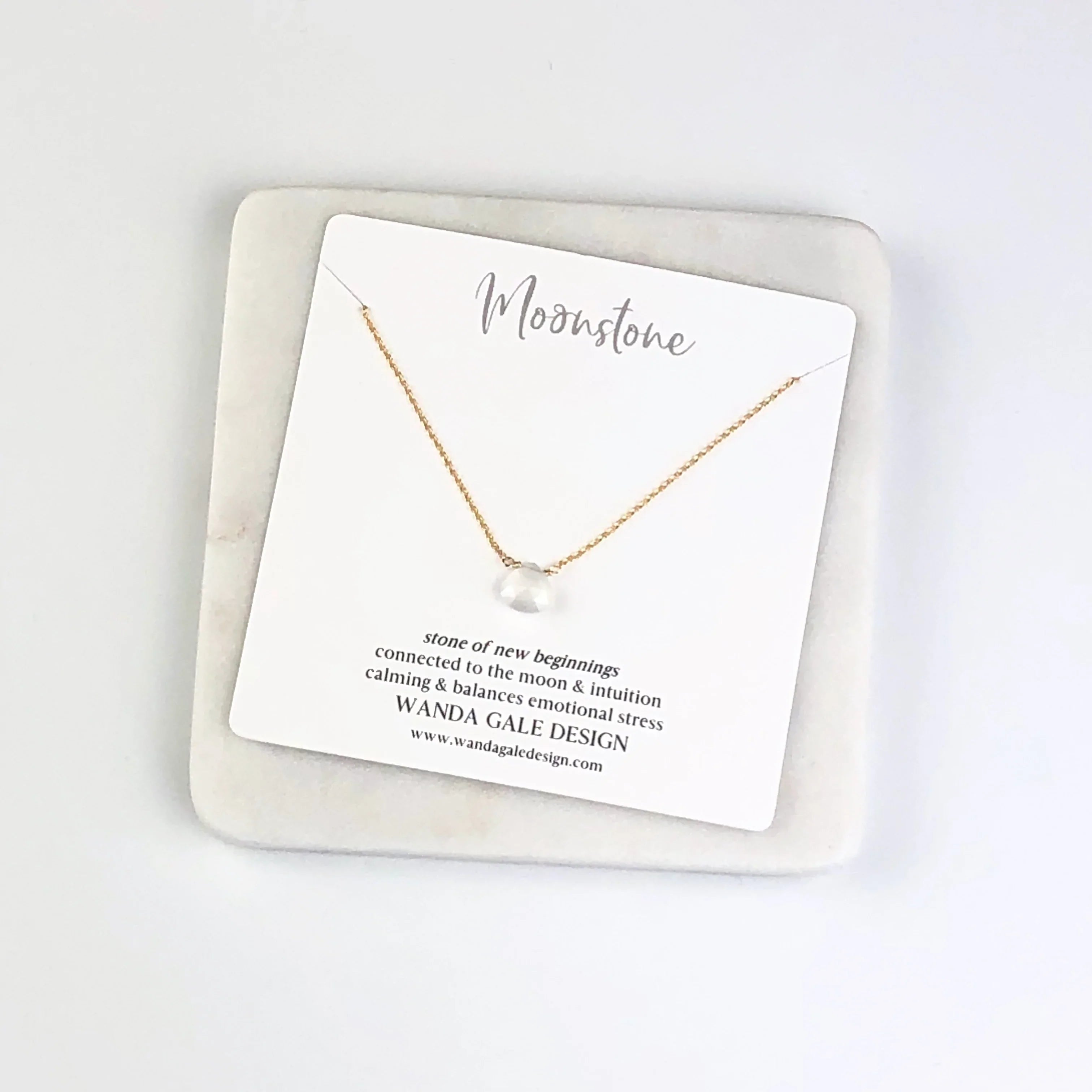 Energy stone necklace - Sapphire