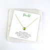 Energy stone necklace - Emerald