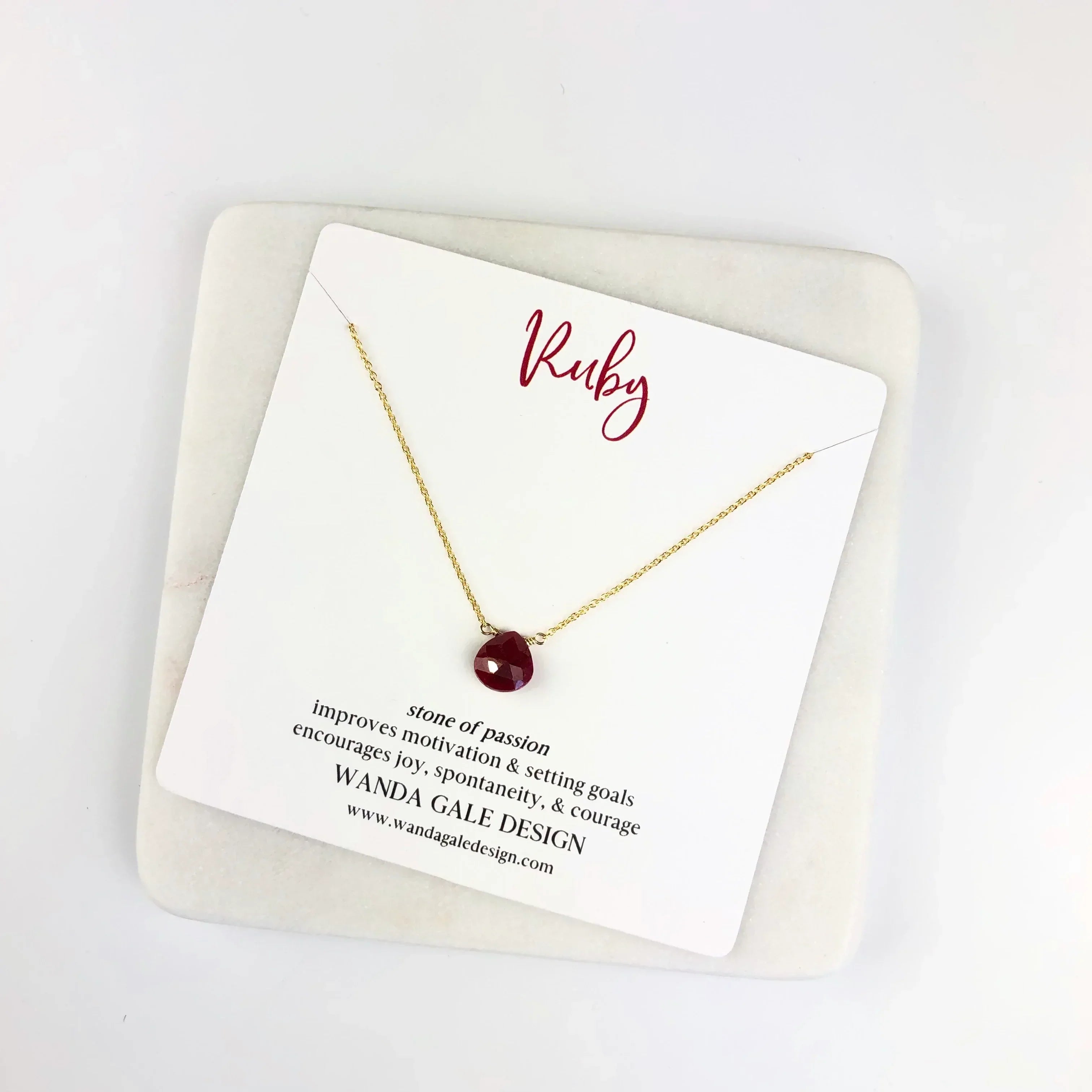 Energy stone necklace - Carnelian