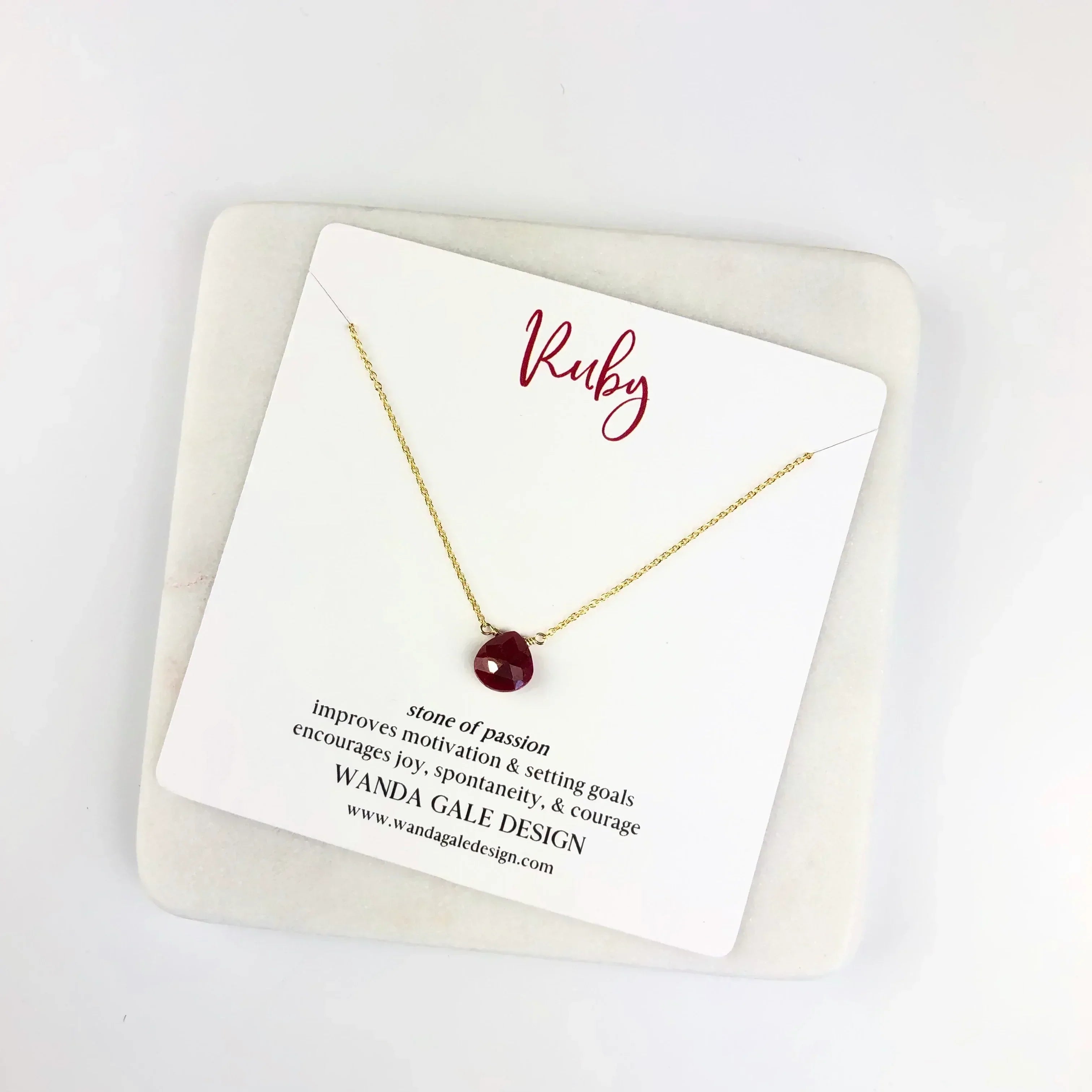 Energy stone necklace - Iolite