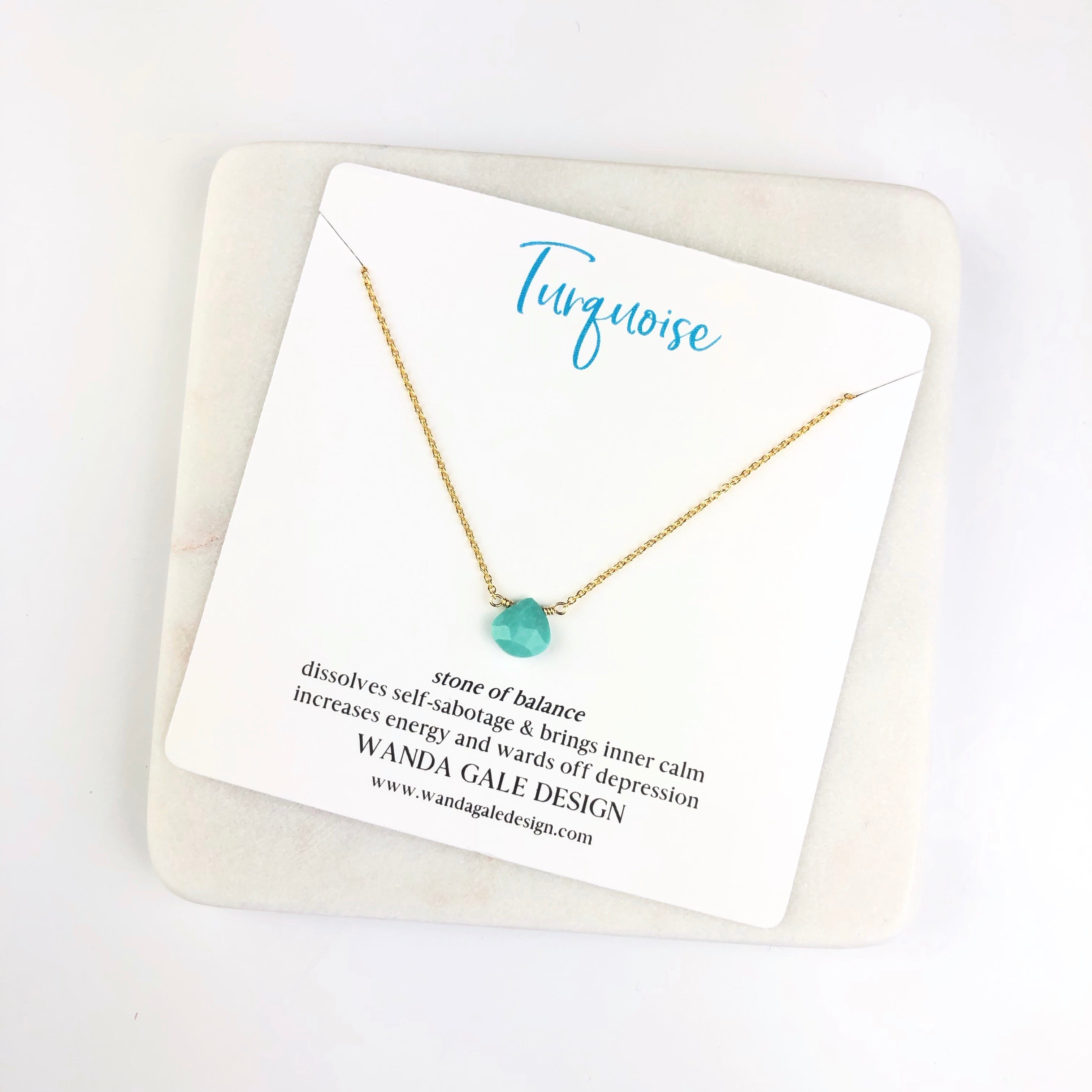 Energy stone necklace - Larimar