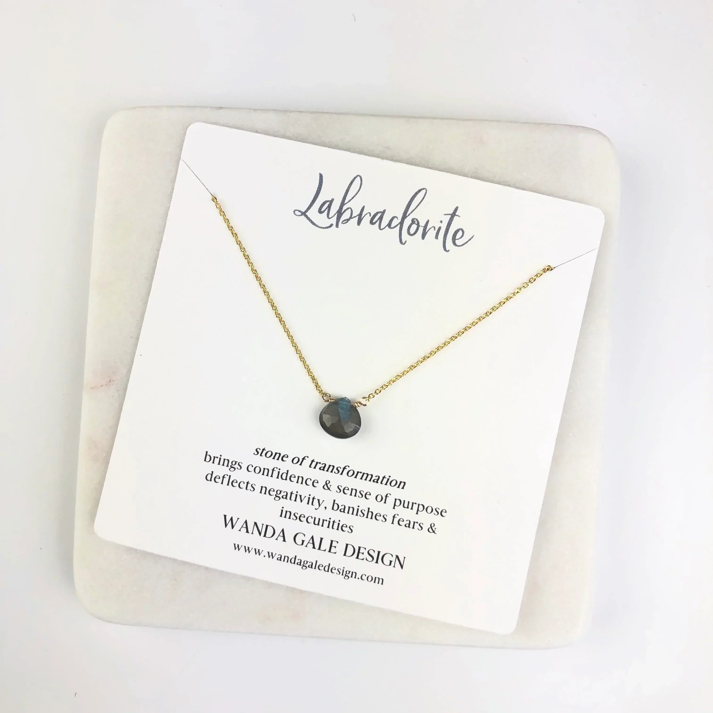 Energy stone necklace - Labradorite