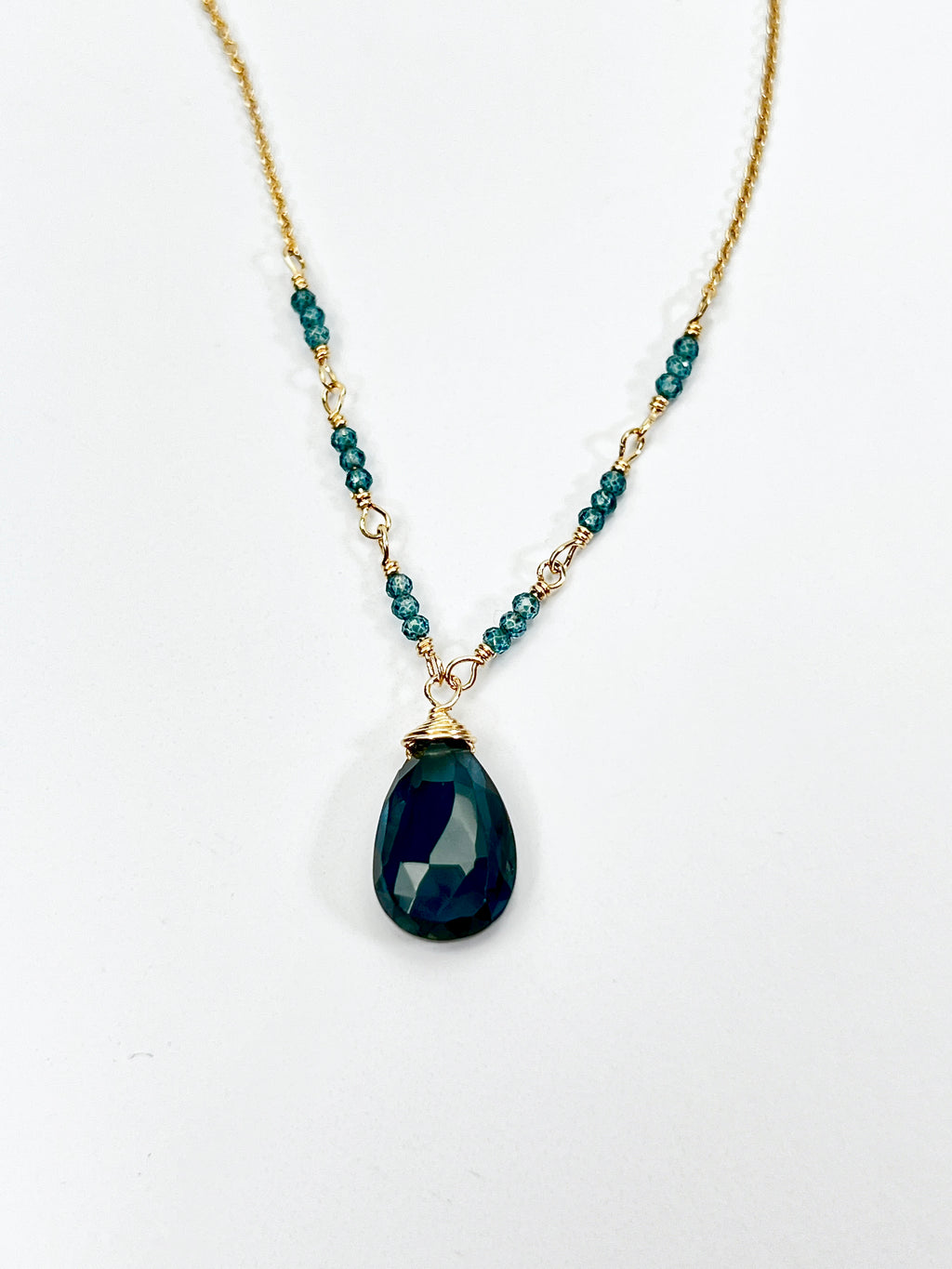London Blue Topaz Countdown Necklace