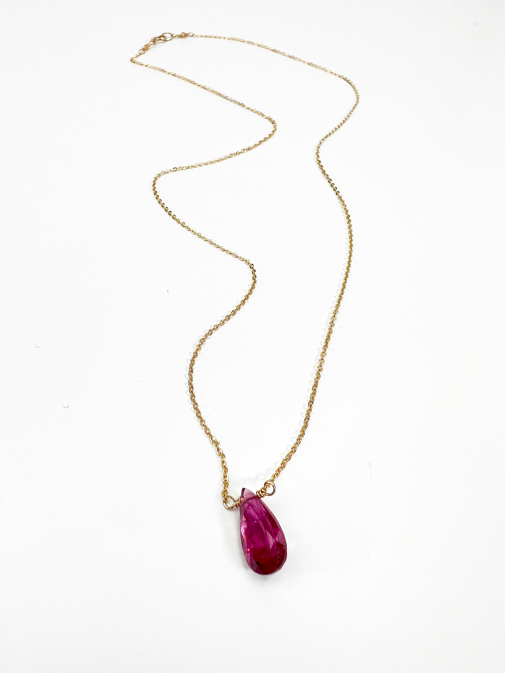 Pink Tourmaline Necklace