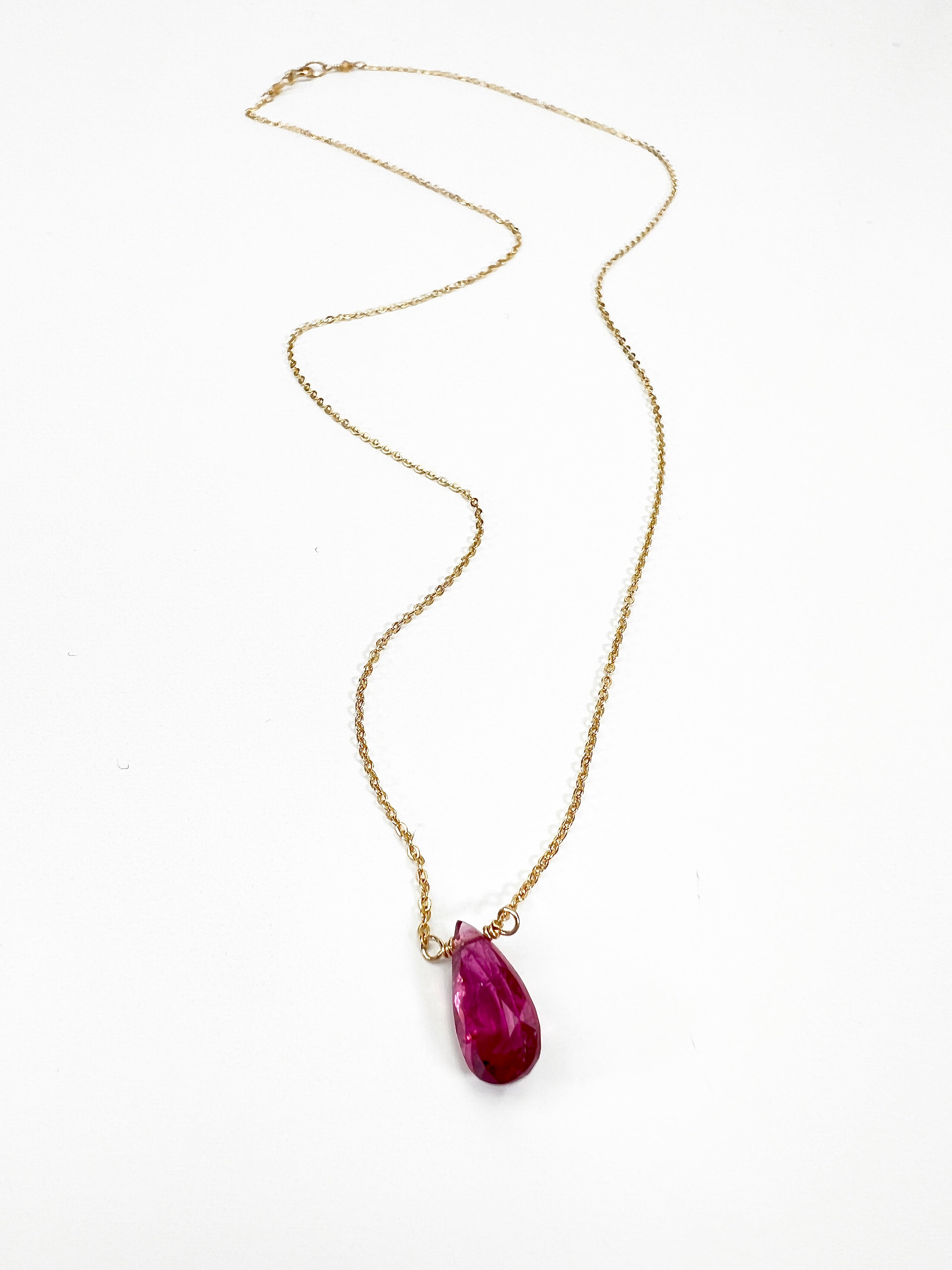 Pink Tourmaline Necklace