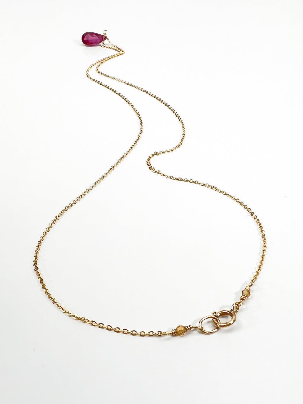 Pink Tourmaline Necklace