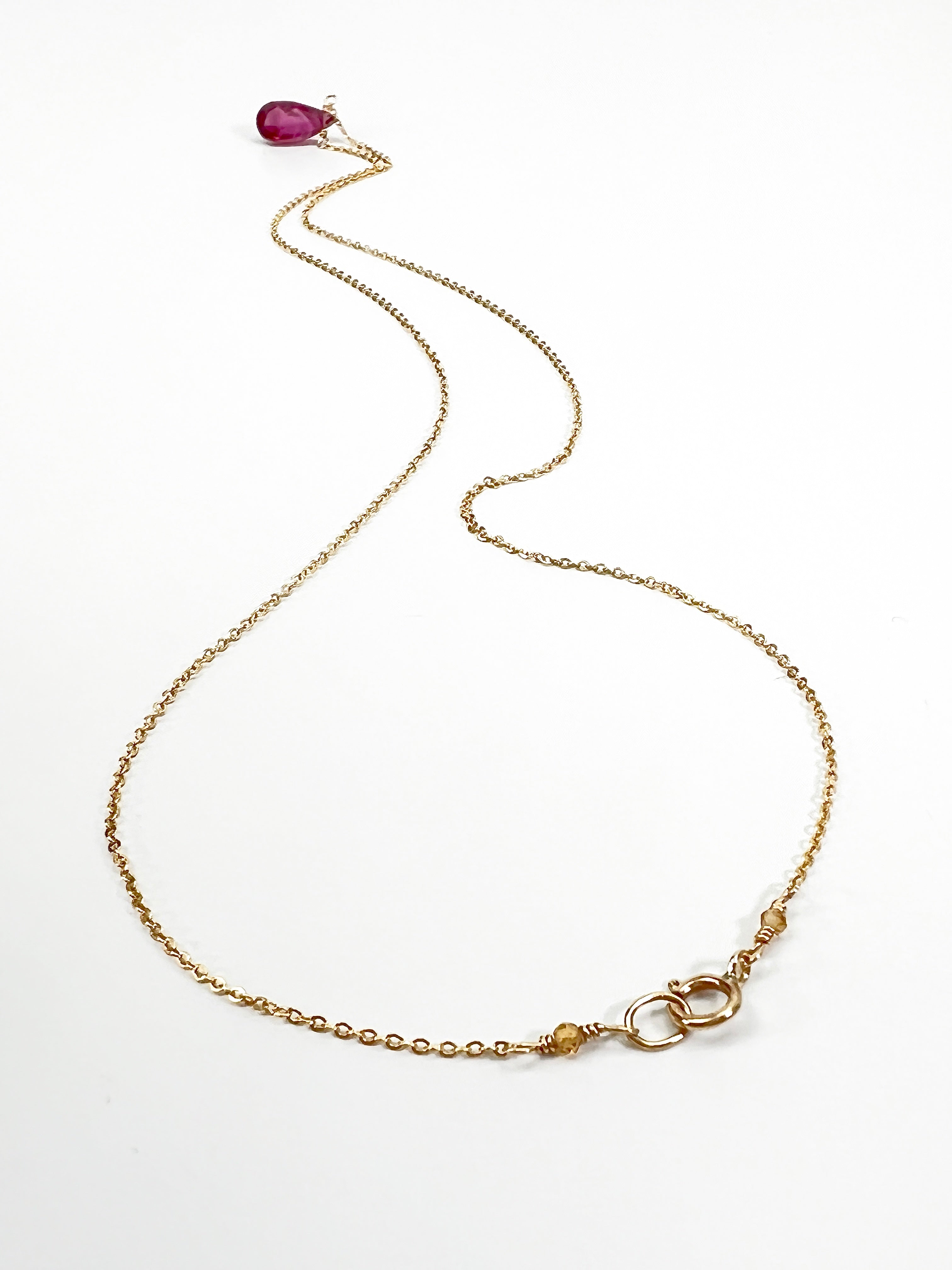 Pink Tourmaline Necklace