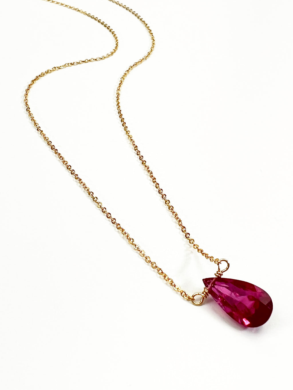 Pink Tourmaline Necklace
