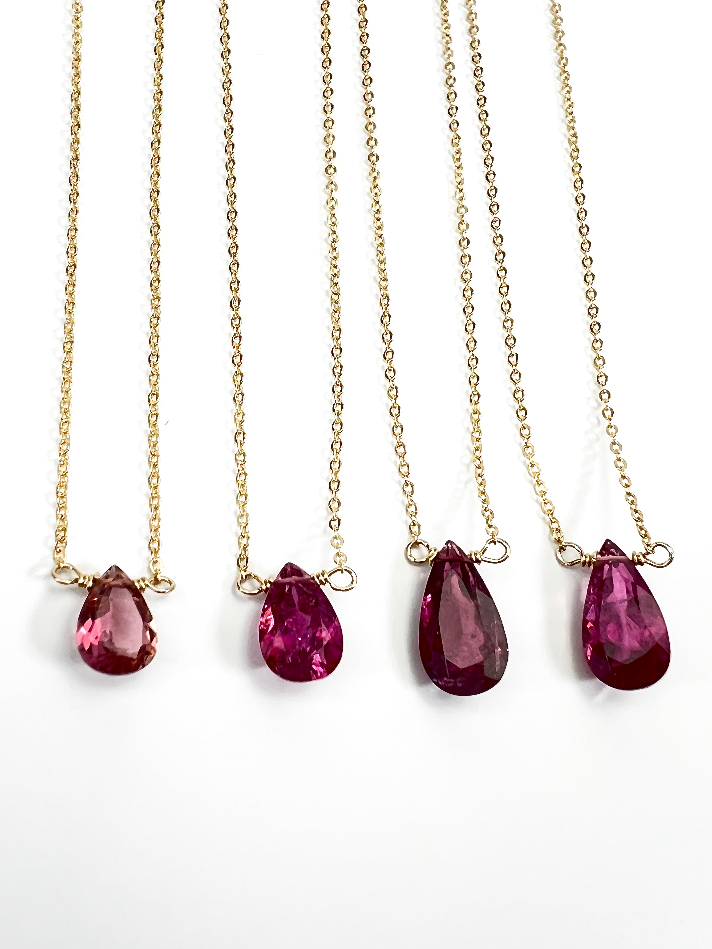 Pink Tourmaline Necklace