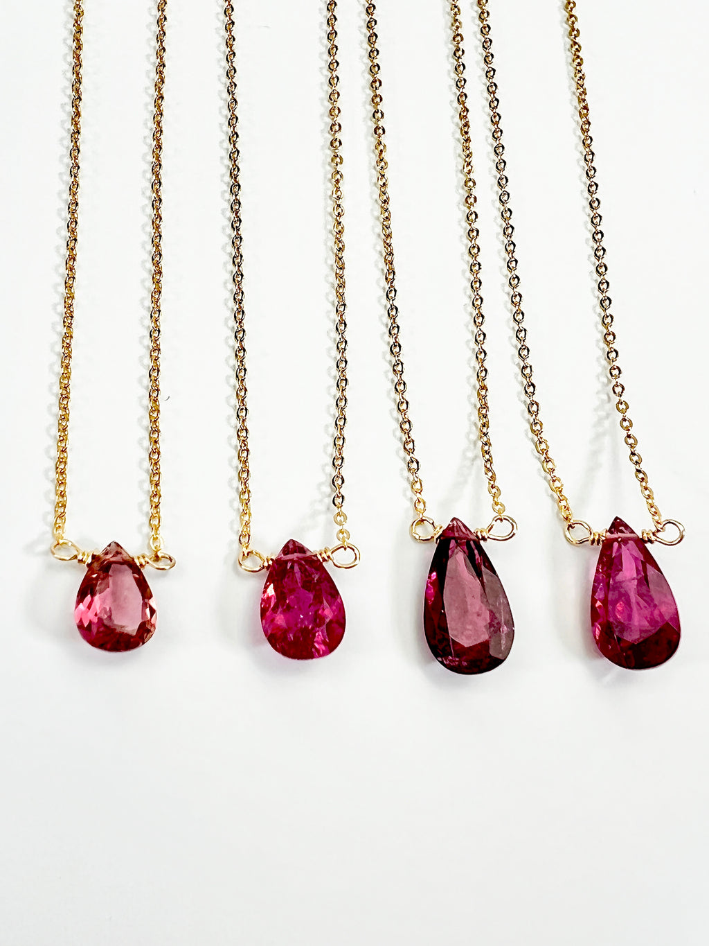 Pink Tourmaline Necklace