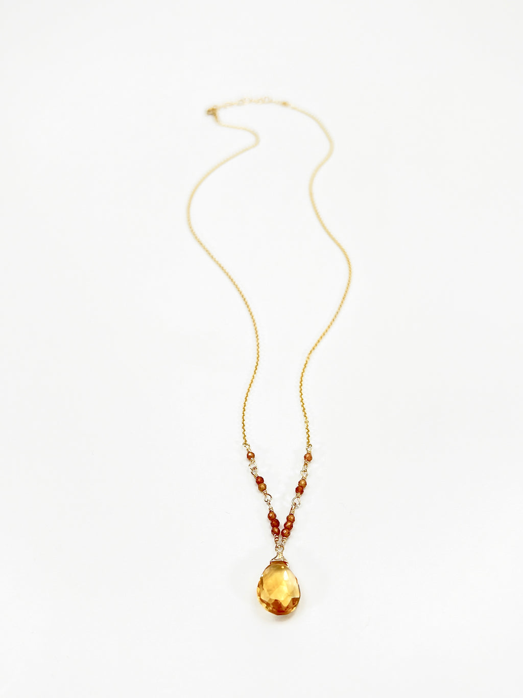 Citrine Countdown Necklace