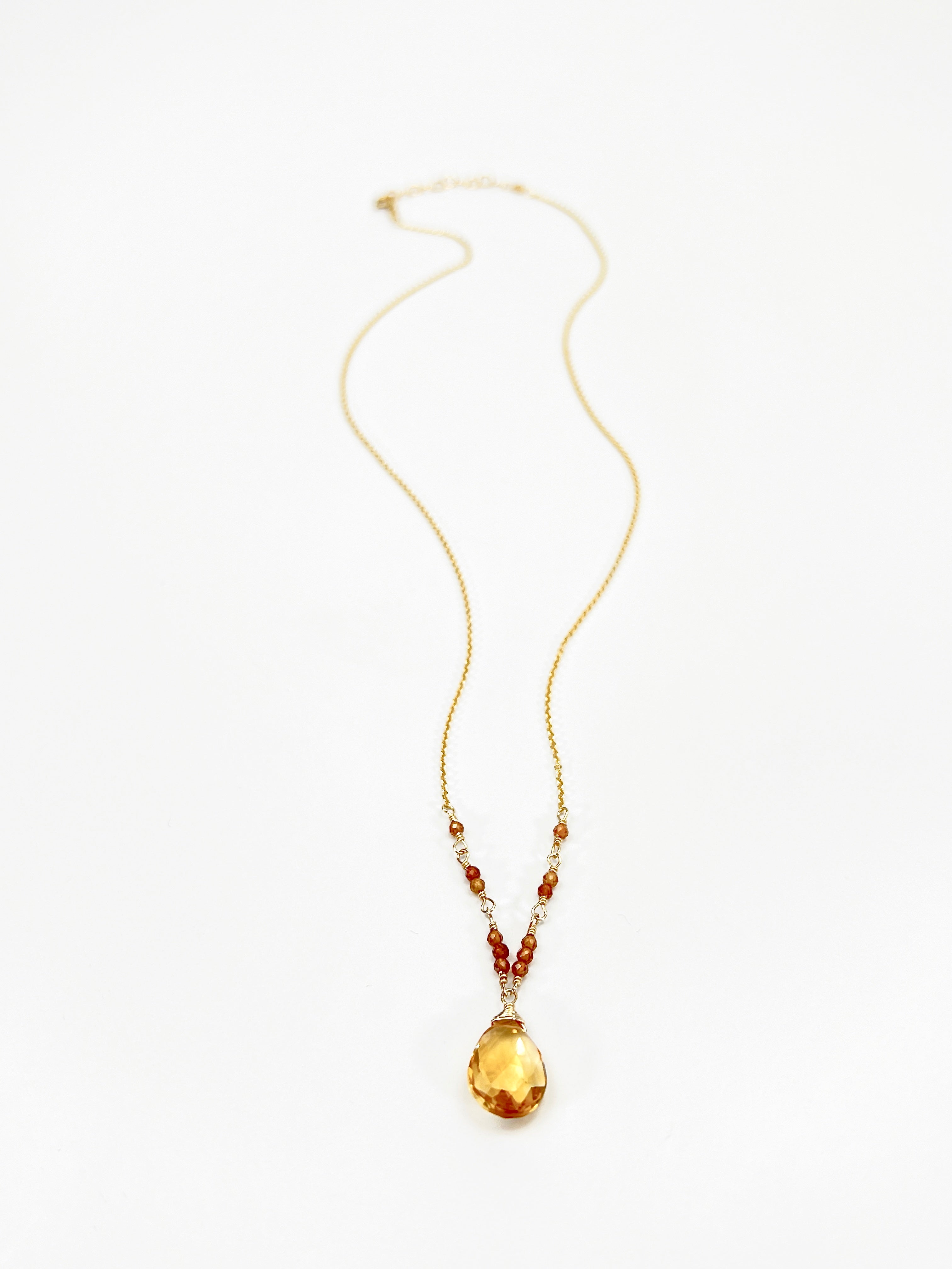 Citrine Countdown Necklace