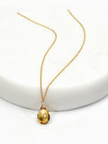 Simple Citrine Necklace