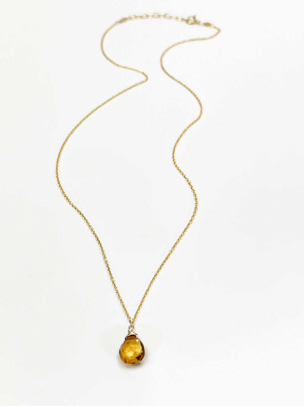 Simple Citrine Necklace
