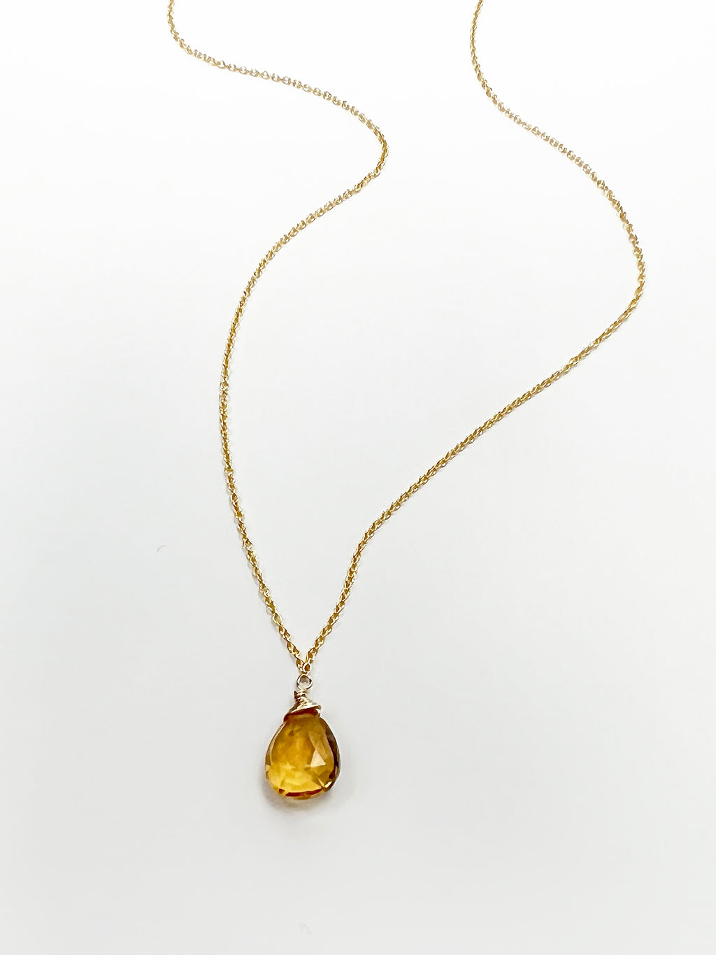 Simple Citrine Necklace