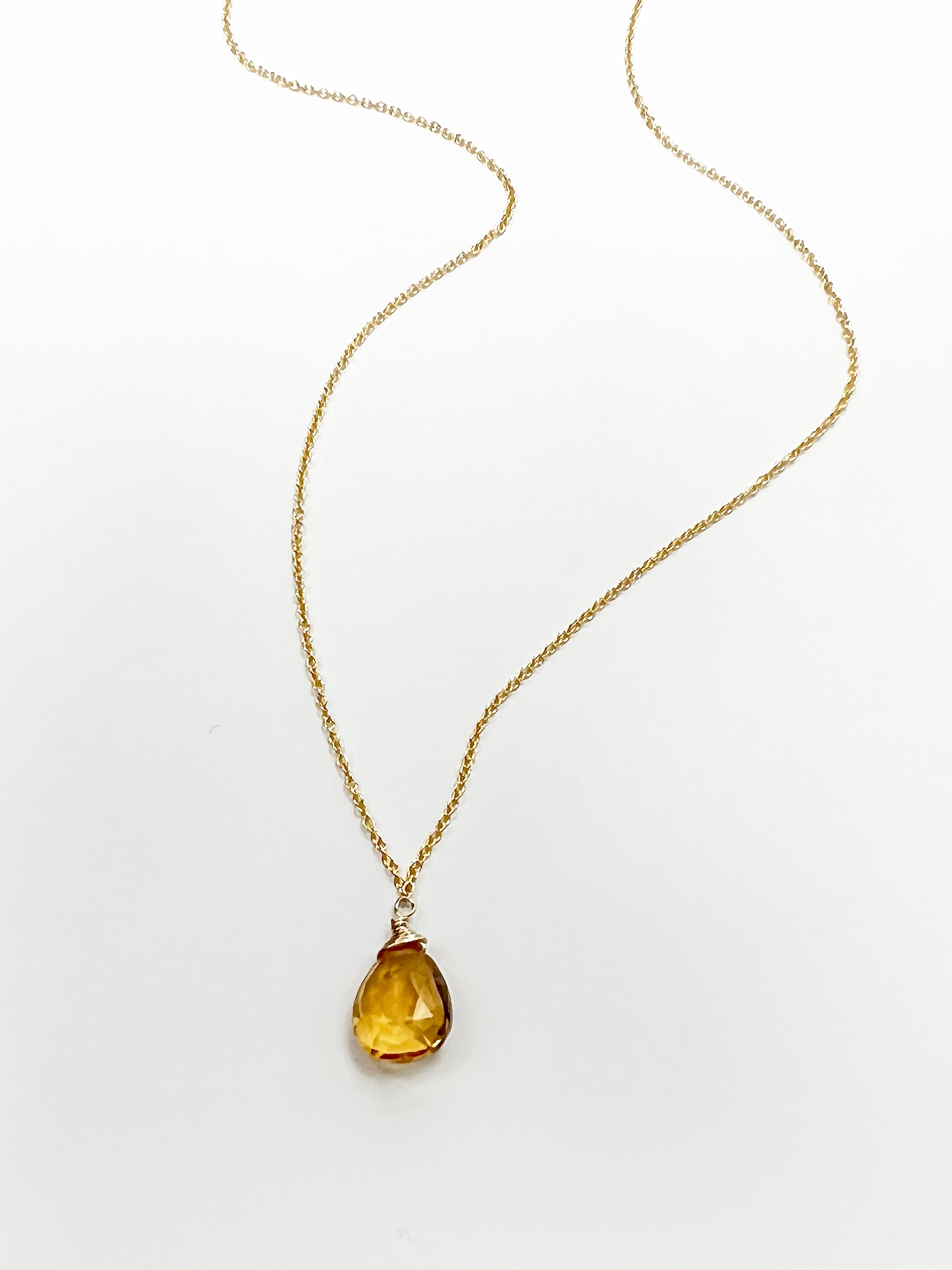Simple Citrine Necklace